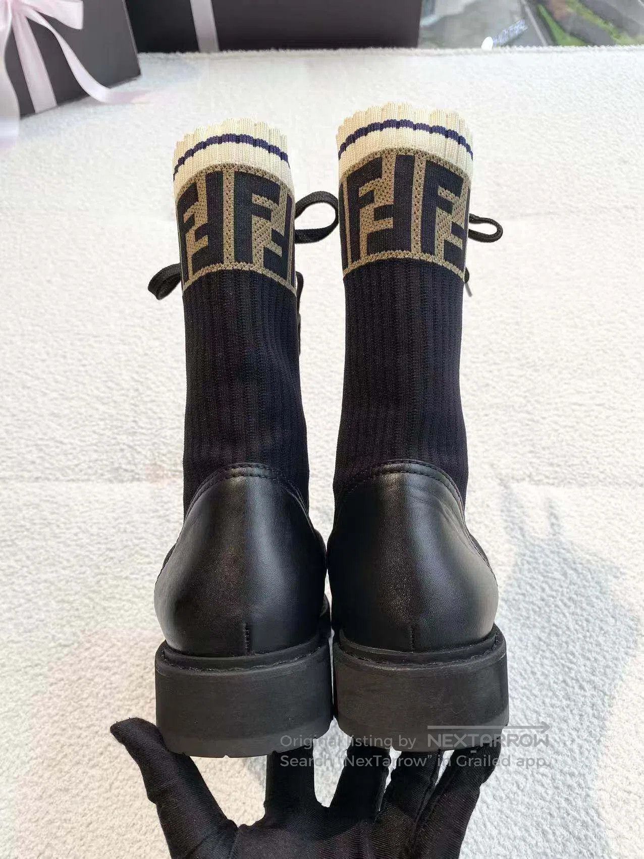 Fendi Fendi Old flower Martin boots| Size US 5.5 / IT 35.5 - 5 Thumbnail