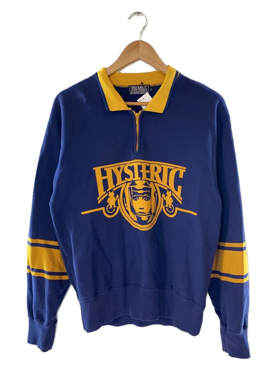 Hysteric Glamour Logo Striped Rugby Polo Sweatshirt Size US S / EU 44-46 / 1 - 1 Thumbnail