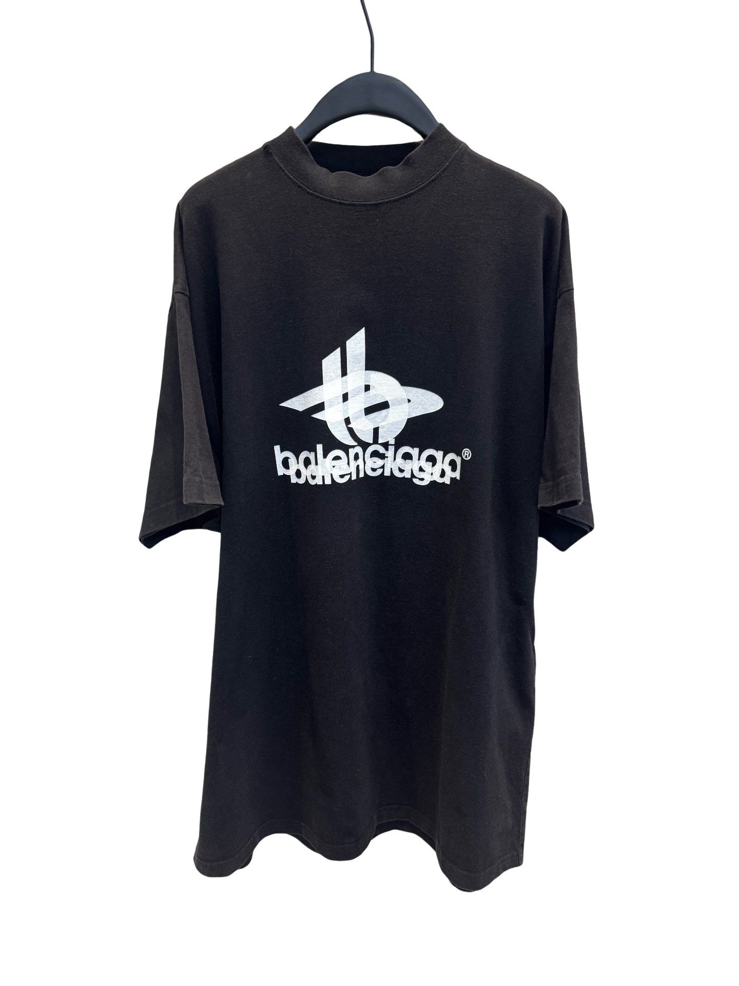Balenciaga Balenciaga Logo Print Short Sleeve T-Shirt Size S Size US S / EU 44-46 / 1 - 1 Thumbnail