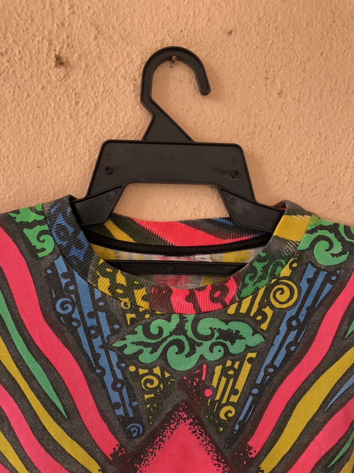 Vintage Vintage AOP Pop Art Multicolour Very Rare Size US XL / EU 56 / 4 - 4 Thumbnail