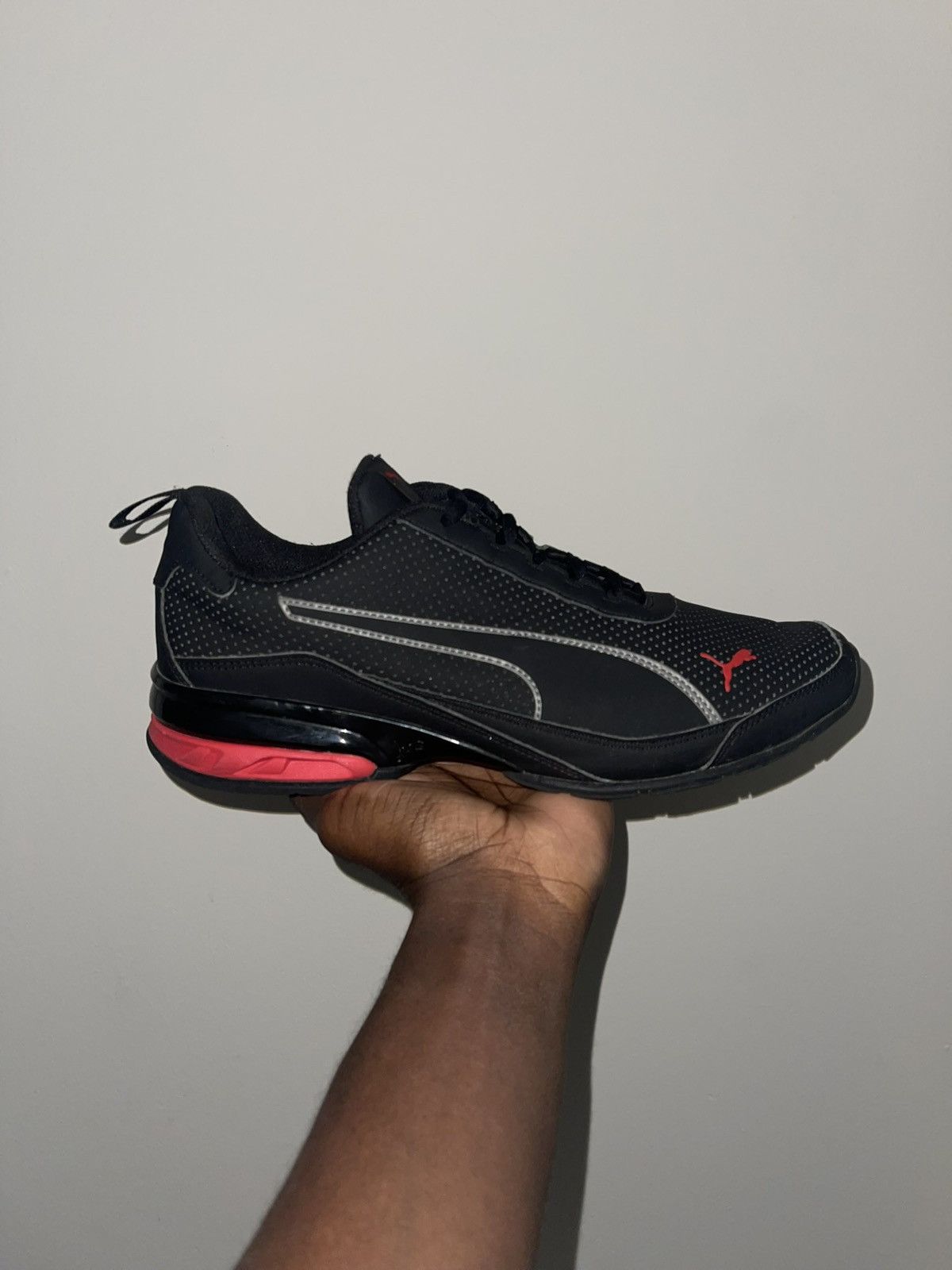 Puma Puma Viz Runner SL ‘Black High Risk Red’ Size US 11 / EU 44 - 3 Thumbnail