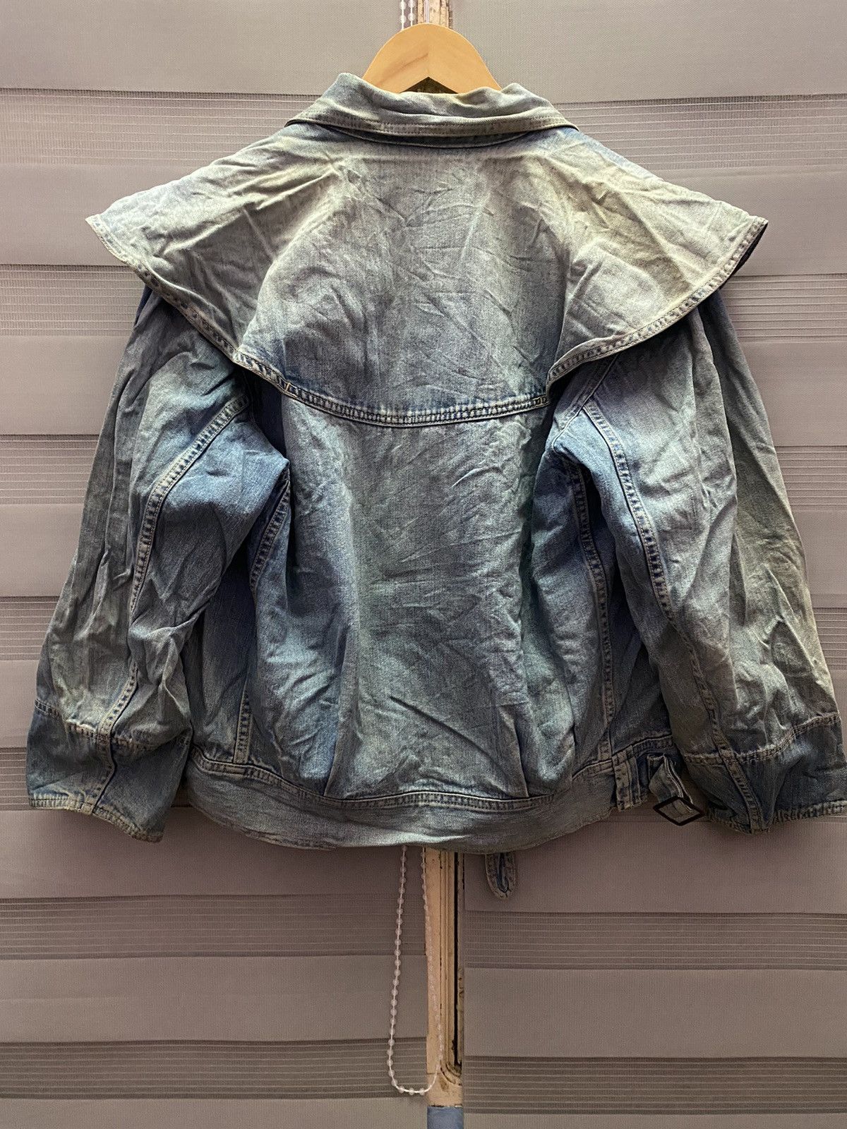 Japanese Brand Vintage Denim Jacket Avant Garde Size US L / EU 52-54 / 3 - 7 Thumbnail