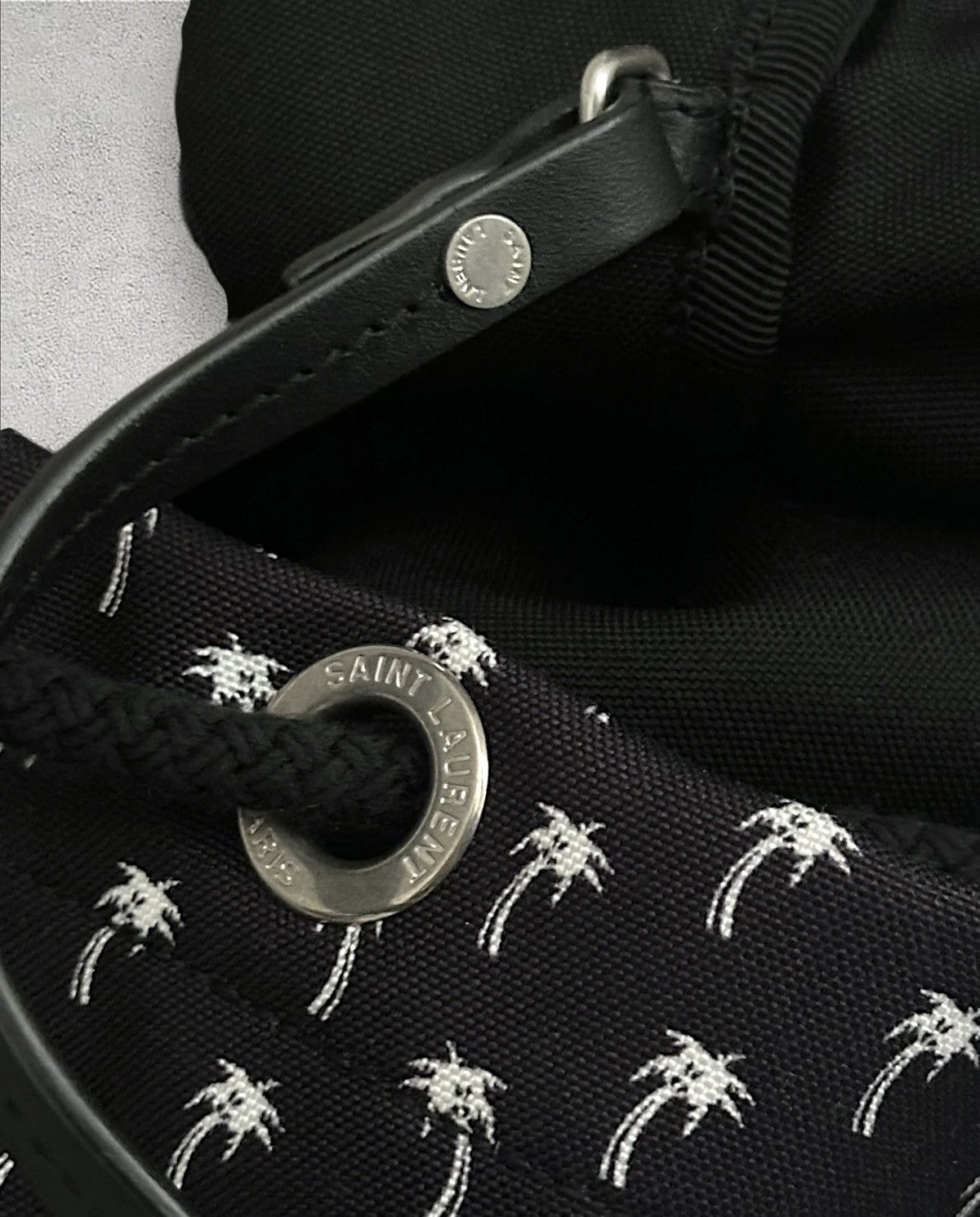 Saint Laurent Paris Saint Laurent Palm Tree Sailor Backpack Size ONE SIZE - 10 Thumbnail