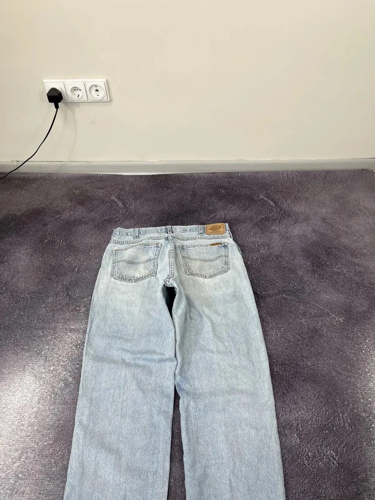 Dickies × Vintage Vintage Dickies Faded Light Blue Hype USA Denim Jeans Size US 34 / EU 50 - 3 Thumbnail