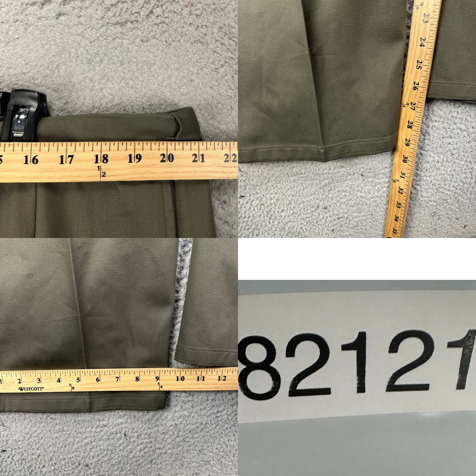 Vintage St. John's Bay Pants Khaki Men 44X29 Big Tall Olive Green Pleated Relaxed Fit NEW Size US 44 / EU 60 - 8 Thumbnail