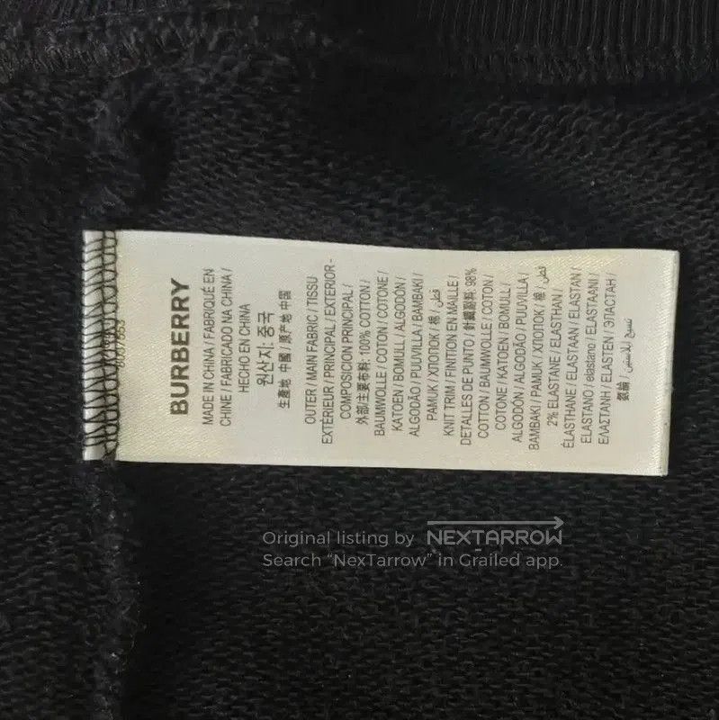 Burberry Burberry Black Cotton Women's Sweatshirt. Size L / US 10 / IT 46 - 4 Thumbnail