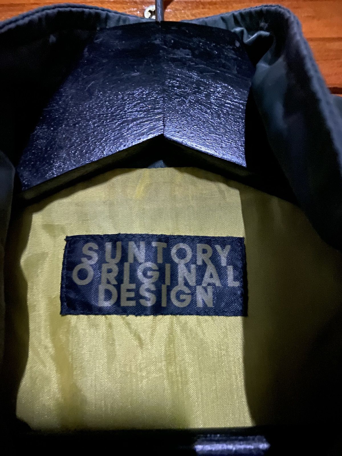 Japanese Brand Vintage Suntory Original Design Olive Green Bomber Jacket Size US M / EU 48-50 / 2 - 9 Thumbnail