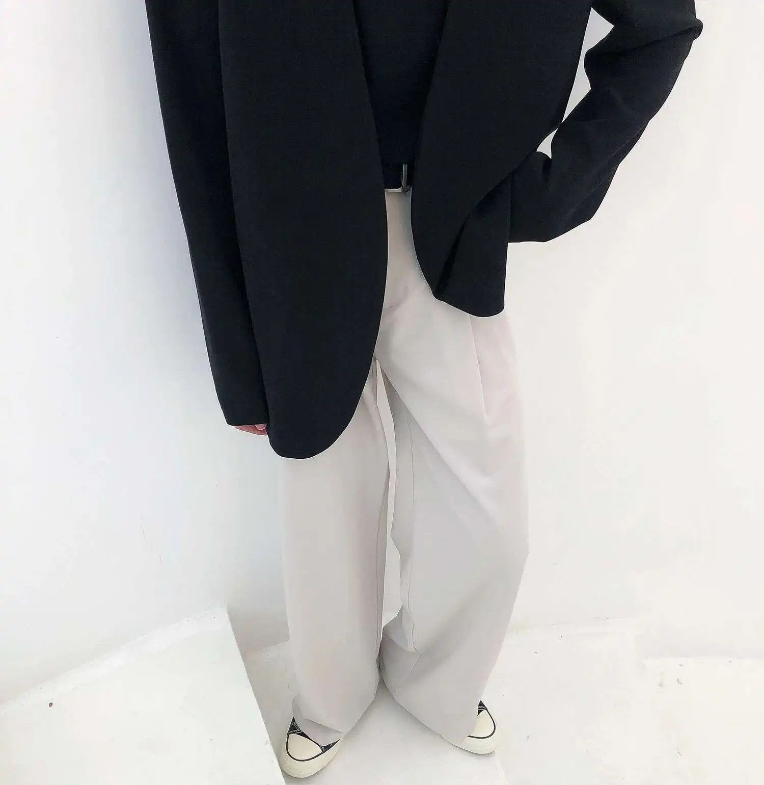 Japanese Brand Minimalistic Asian Style Casual Pants Beige Size US 30 / EU 46 - 3 Thumbnail