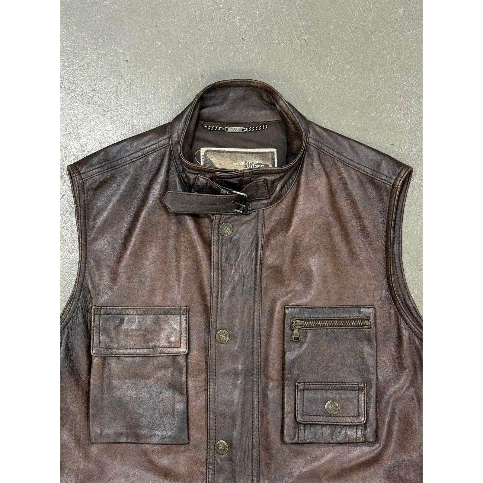 Dolce & Gabbana 2000s Dolce & Gabbana military cargo leather vest Size XL / US 12-14 / IT 48-50 - 5 Thumbnail
