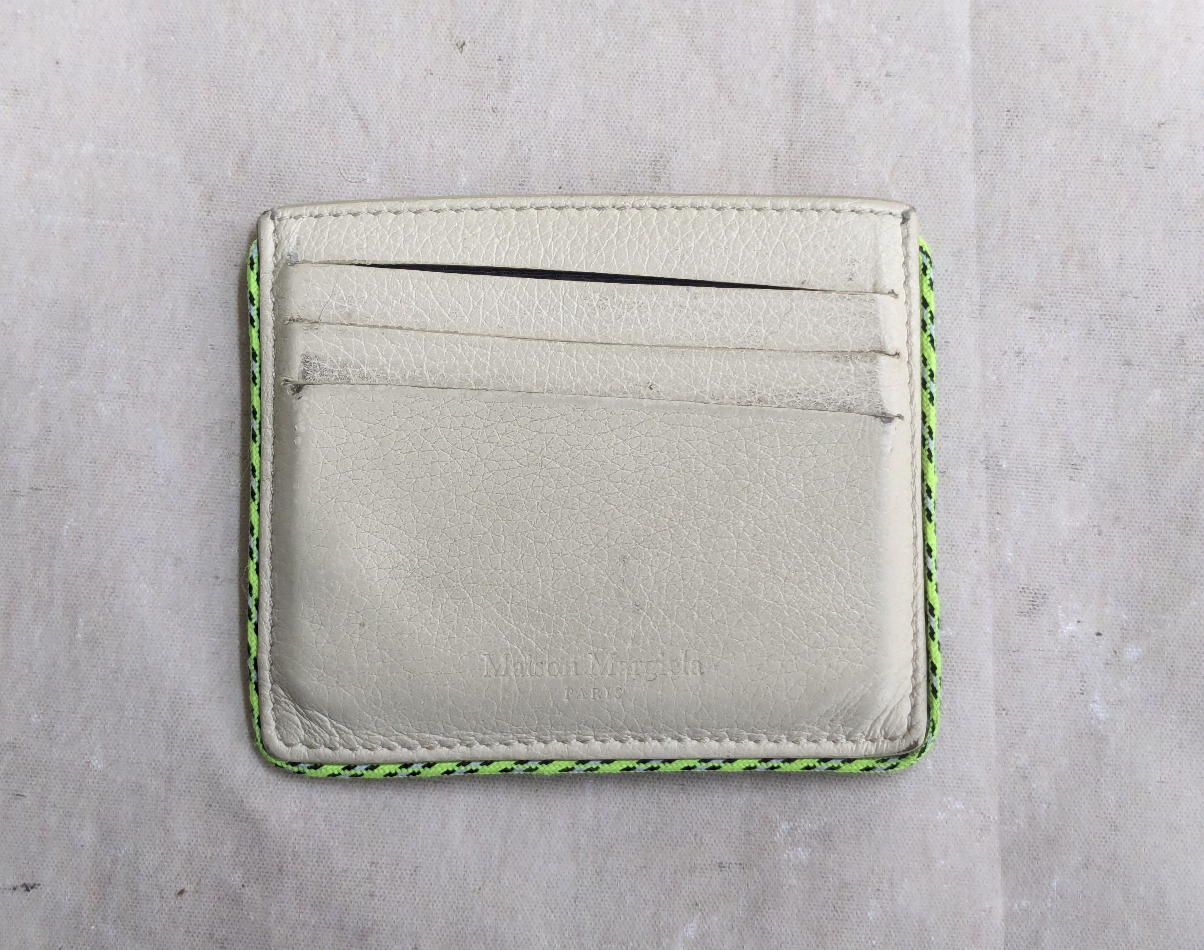 Maison Margiela Maison Margiela Cardholder Wallet Beige Sand Leather Size ONE SIZE - 7 Thumbnail