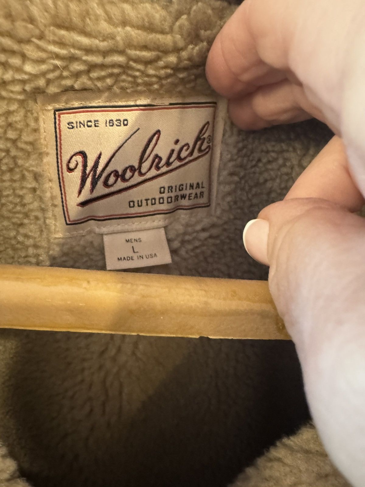 Woolrich Woolen Mills VTG Woolrich Wool Sherpa Lined Jacket Plaid Men’s Large USA Size US L / EU 52-54 / 3 - 9 Thumbnail