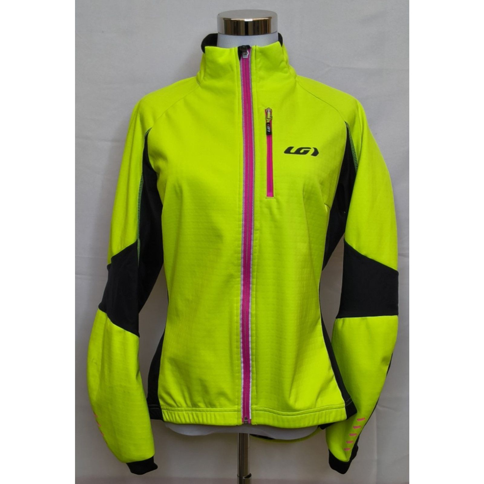 Other Louis Garneau Cycling Jacket Women's L Neon Yellow Hi-vis Size L / US 10 / IT 46 - 2 Thumbnail