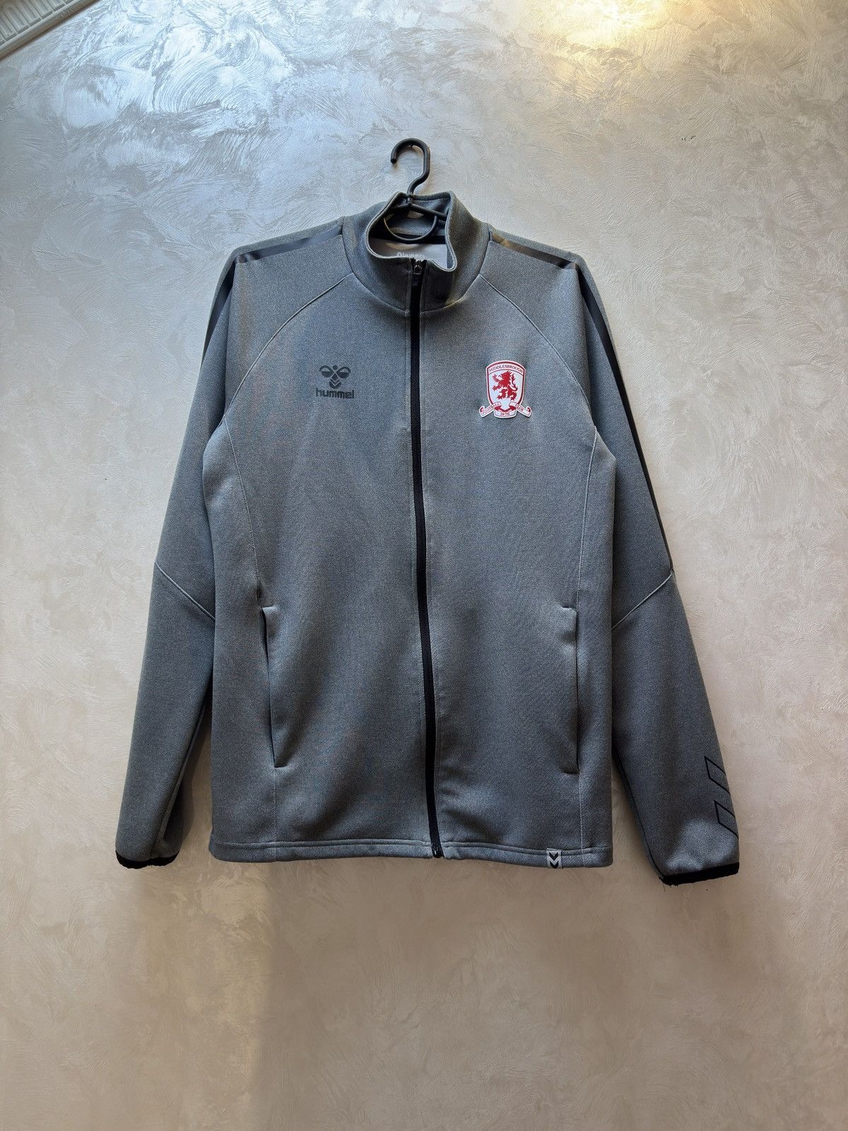 Hummel Middlesbrough FC Hummel Football Navy Training Track Zip Size US L / EU 52-54 / 3 - 1 Thumbnail