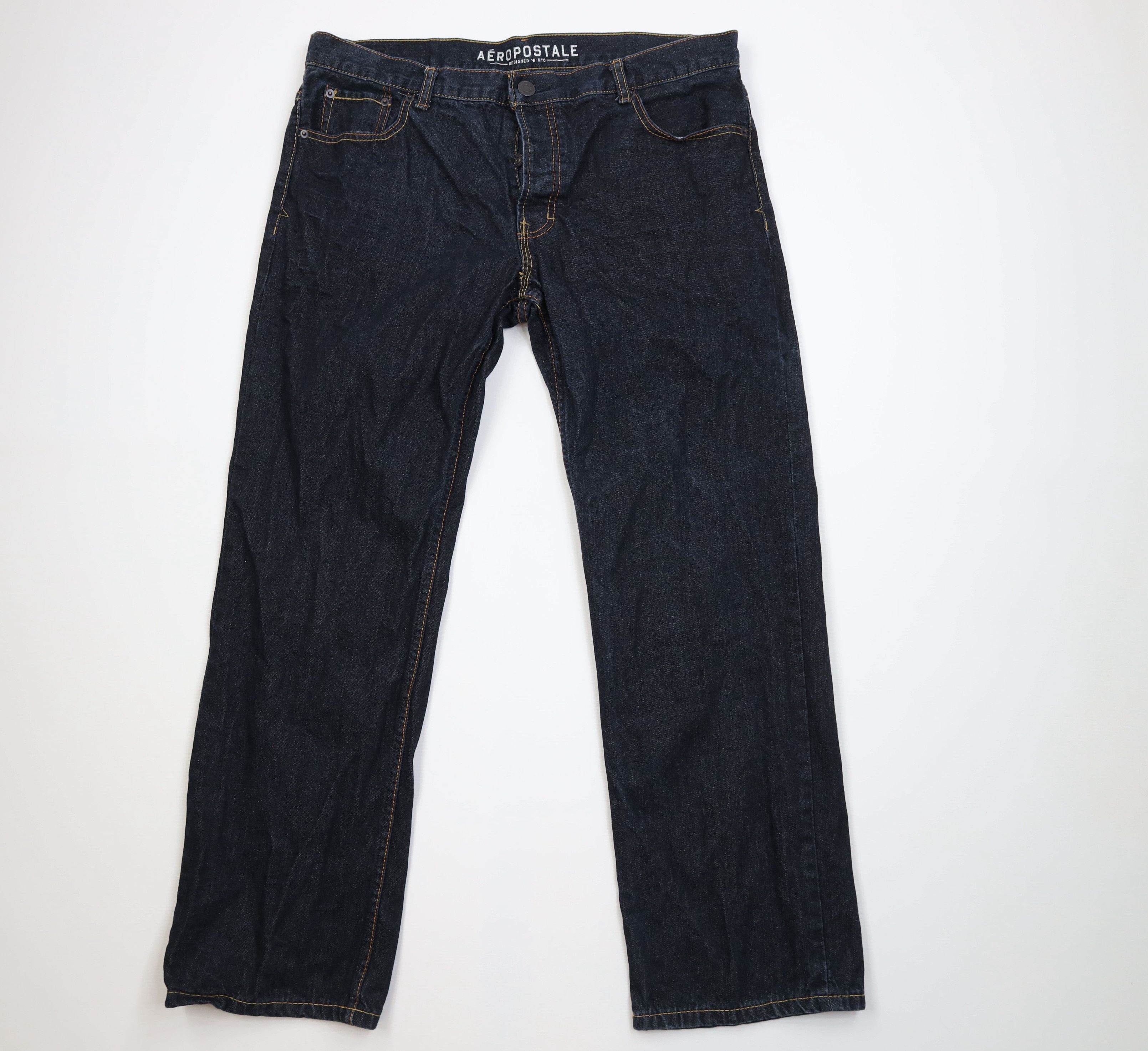 Aeropostale Vintage Y2K Aeropostale Fly Straight Wide Leg Jeans Indigo Size US 38 / EU 54 - 1 Thumbnail