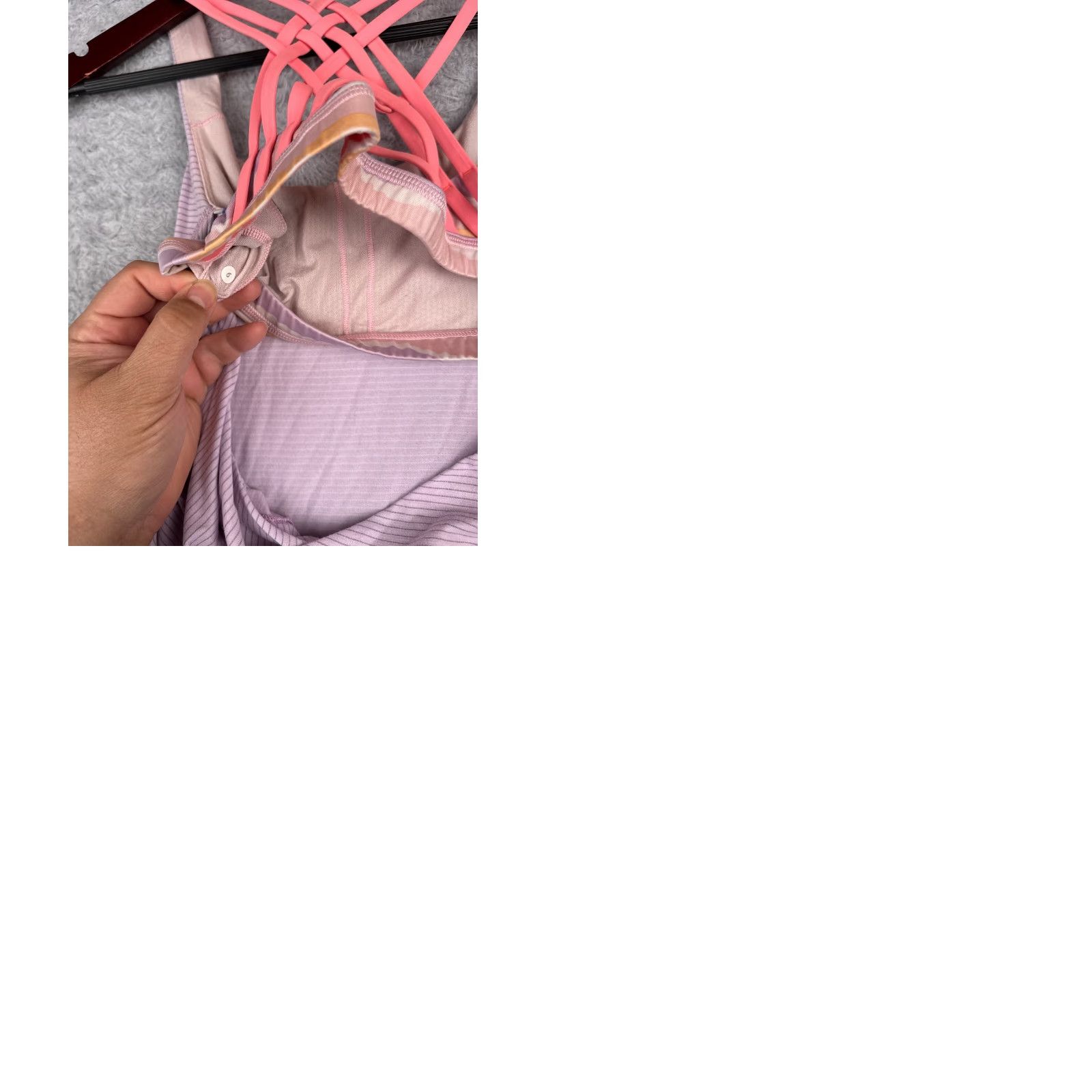 Lululemon Lululemon Shirt Women 6 Pink Wild Tank Bra Seriously Light Luon Yoga Gym W1I80S Size M / US 6-8 / IT 42-44 - 10 Thumbnail