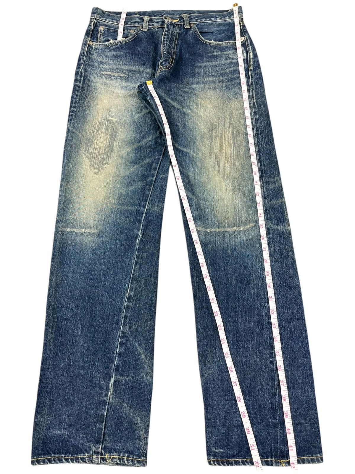Japanese Brand Vintage Japanese Brand Tilt Mud Wash Baggy Selvedge Jeans Size US 32 / EU 48 - 13 Thumbnail