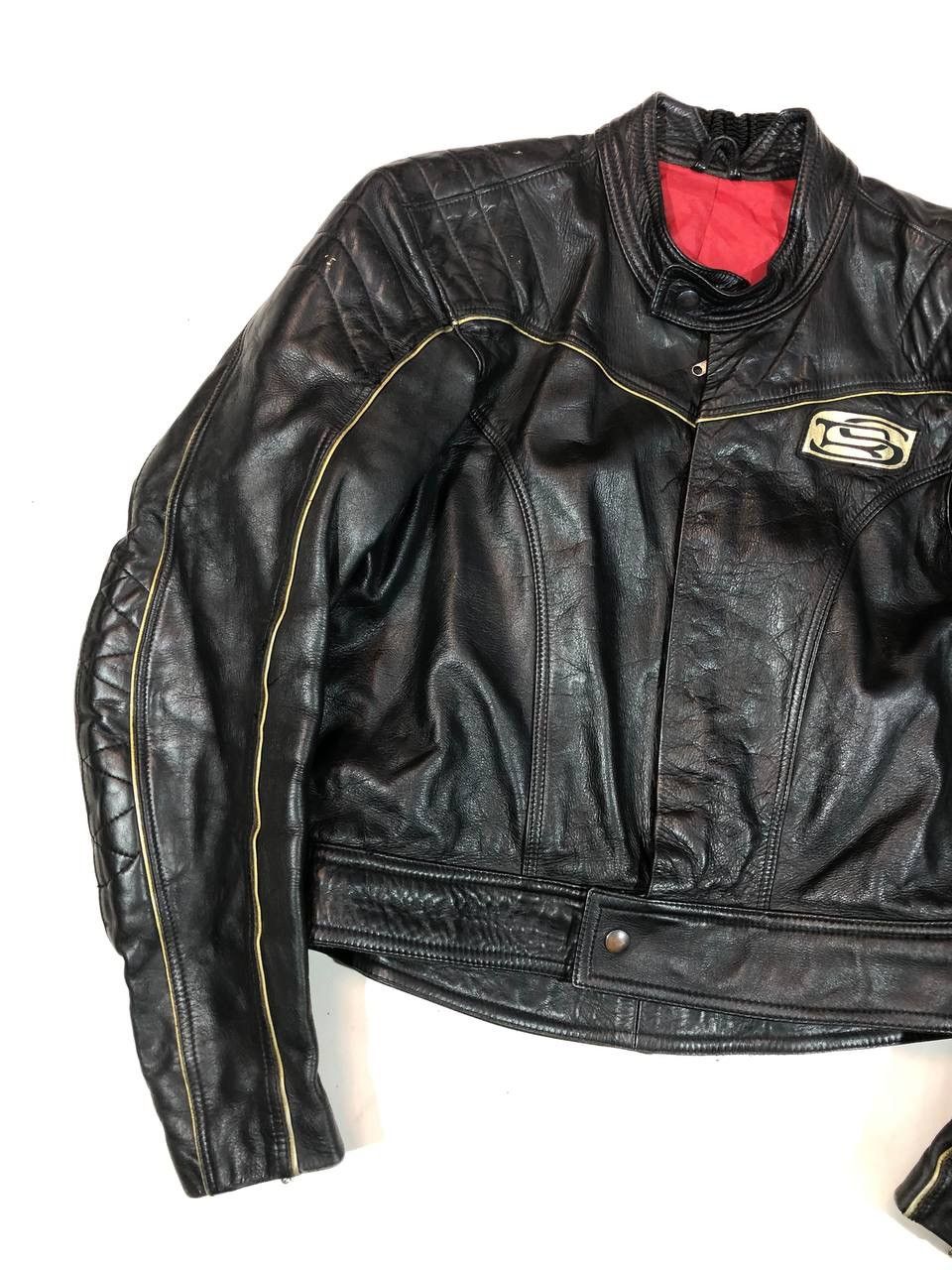 Other Leder Vintage Racing Moto Jacket Black Size US M / EU 48-50 / 2 - 3 Thumbnail