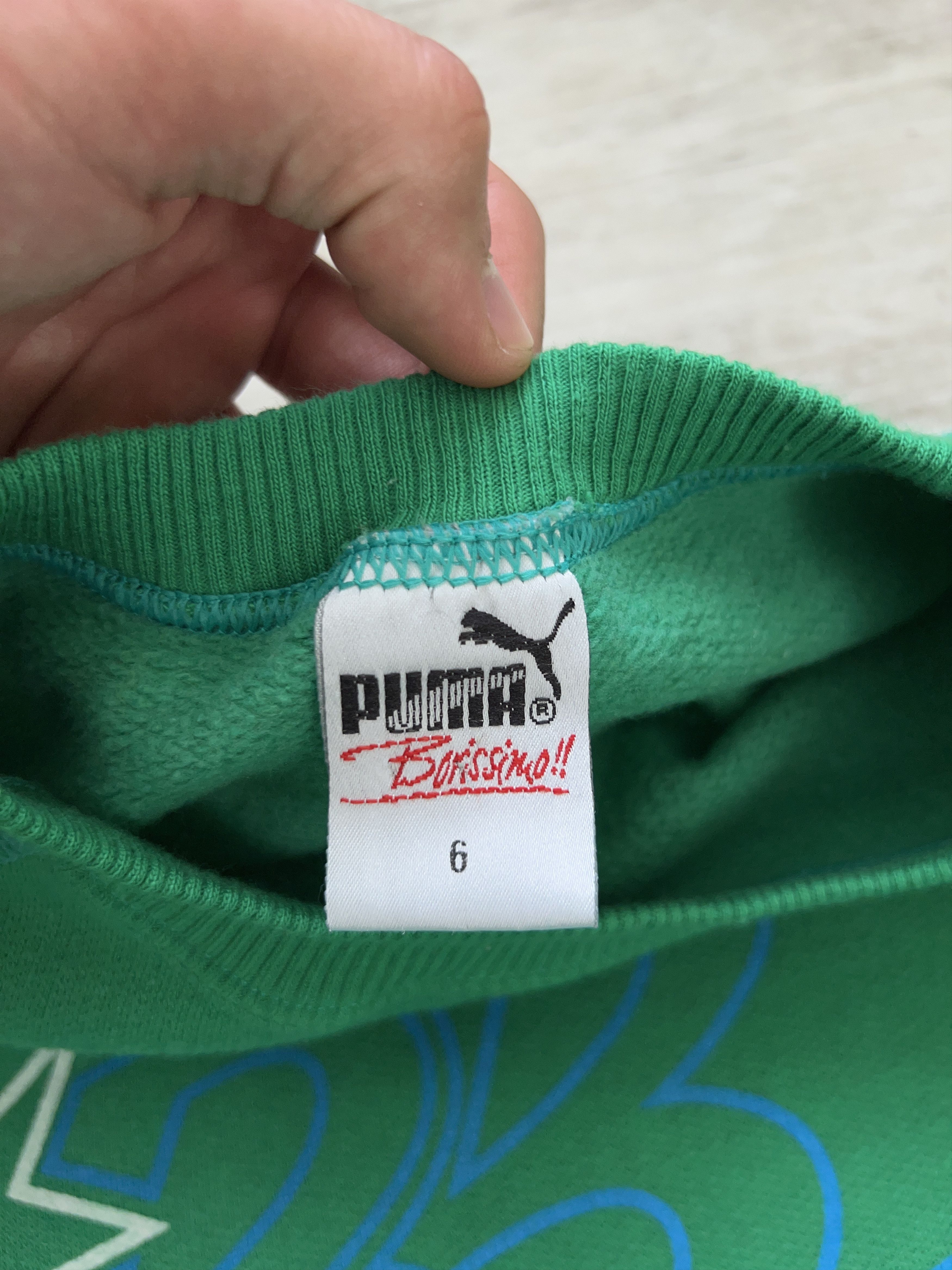 1980s Puma Boris Becker Red Tennis Sweatshirt Size 6 M/L