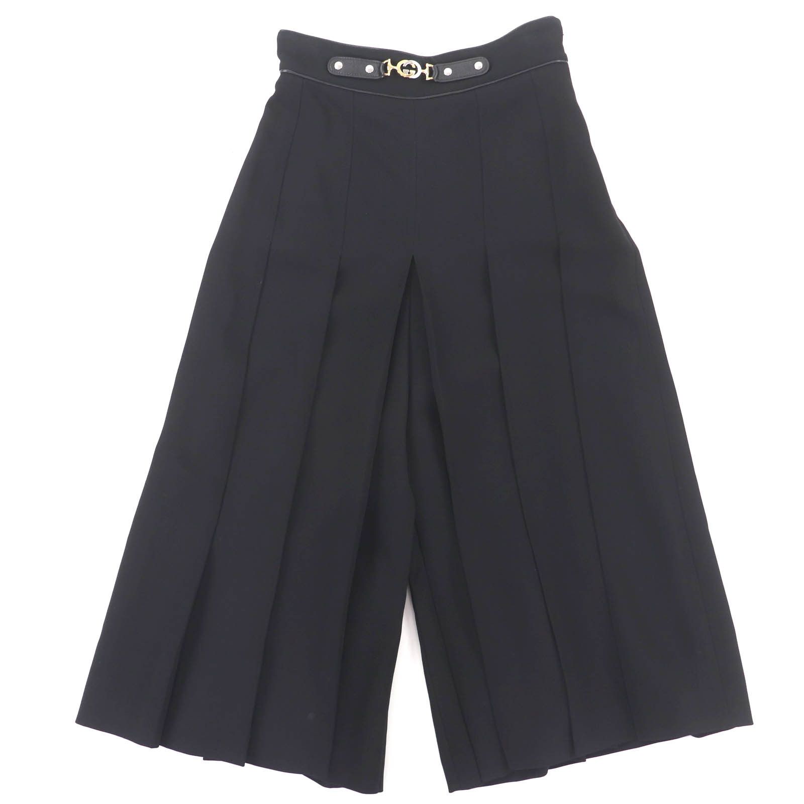 Gucci Gucci Gucci Rayon Lambskin Pants Textile Pants 596968 DUTY FREE for USA Size ONE SIZE - 1 Thumbnail