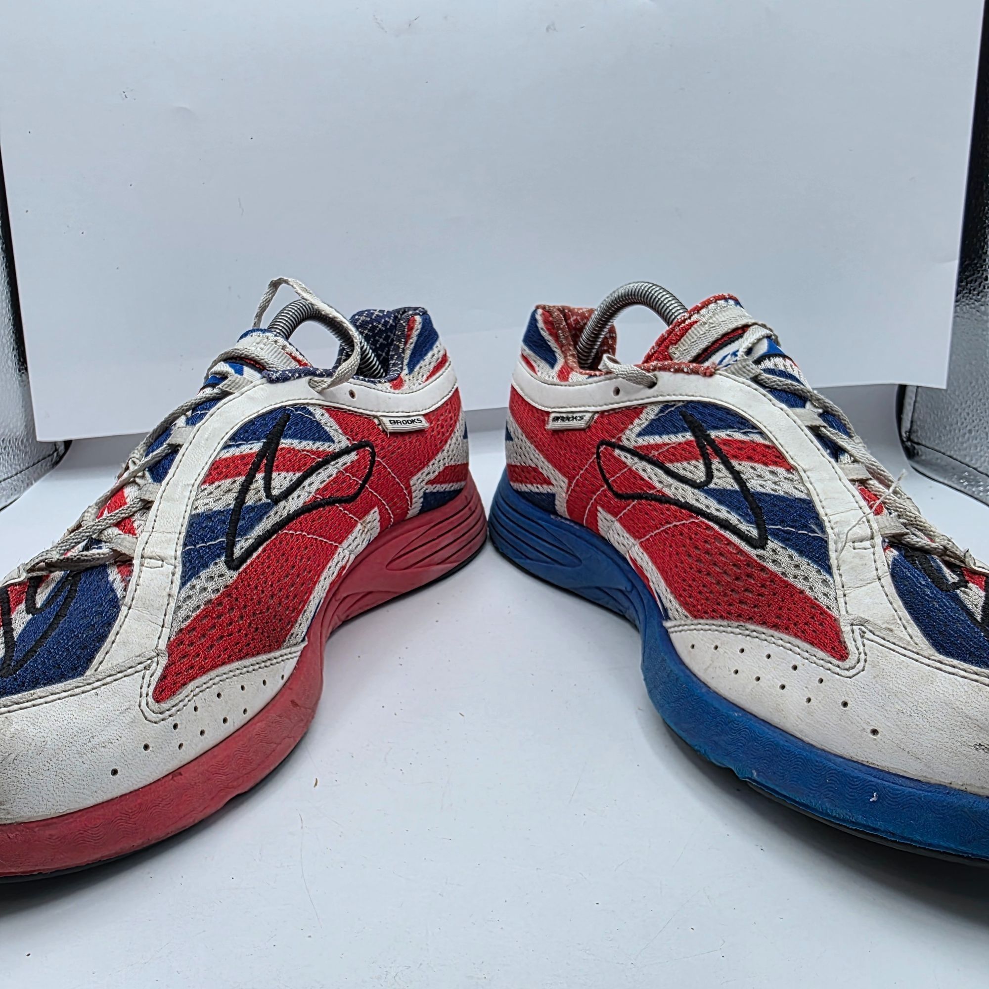Brooks Brooks Green Silence Union Jack Mens Size 11 Athletic Shoes Size US 11 / EU 44 - 3 Thumbnail