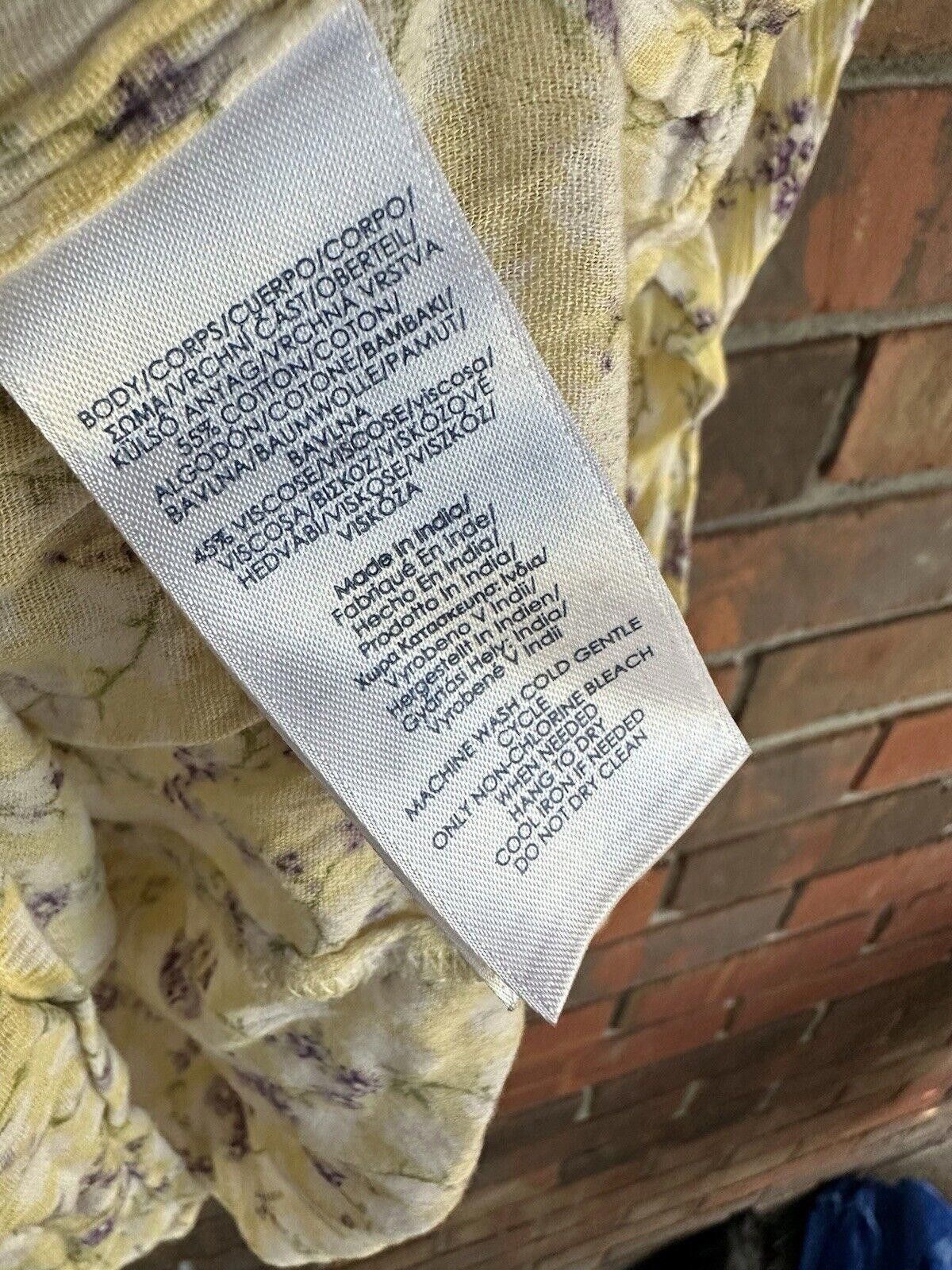 Chaps Women's Chaps Blouse Large Cottage Core Peasant Yellow Size M / US 6-8 / IT 42-44 - 7 Thumbnail