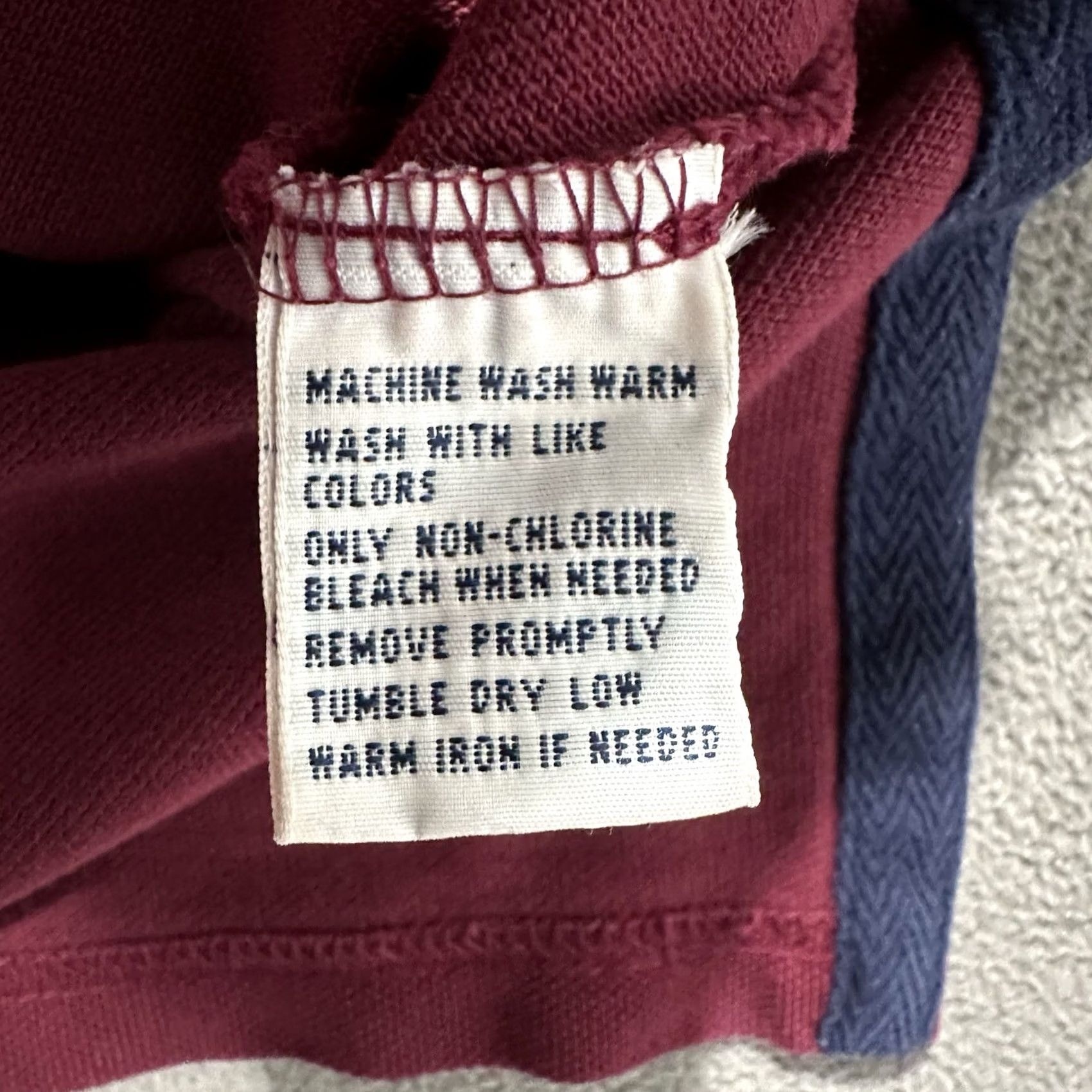 Polo Ralph Lauren Polo Ralph Lauren Rugby Polo Mens 2XL Maroon Red Big Pony Quilted Custom Fit GUC Size US XXL / EU 58 / 5 - 7 Thumbnail