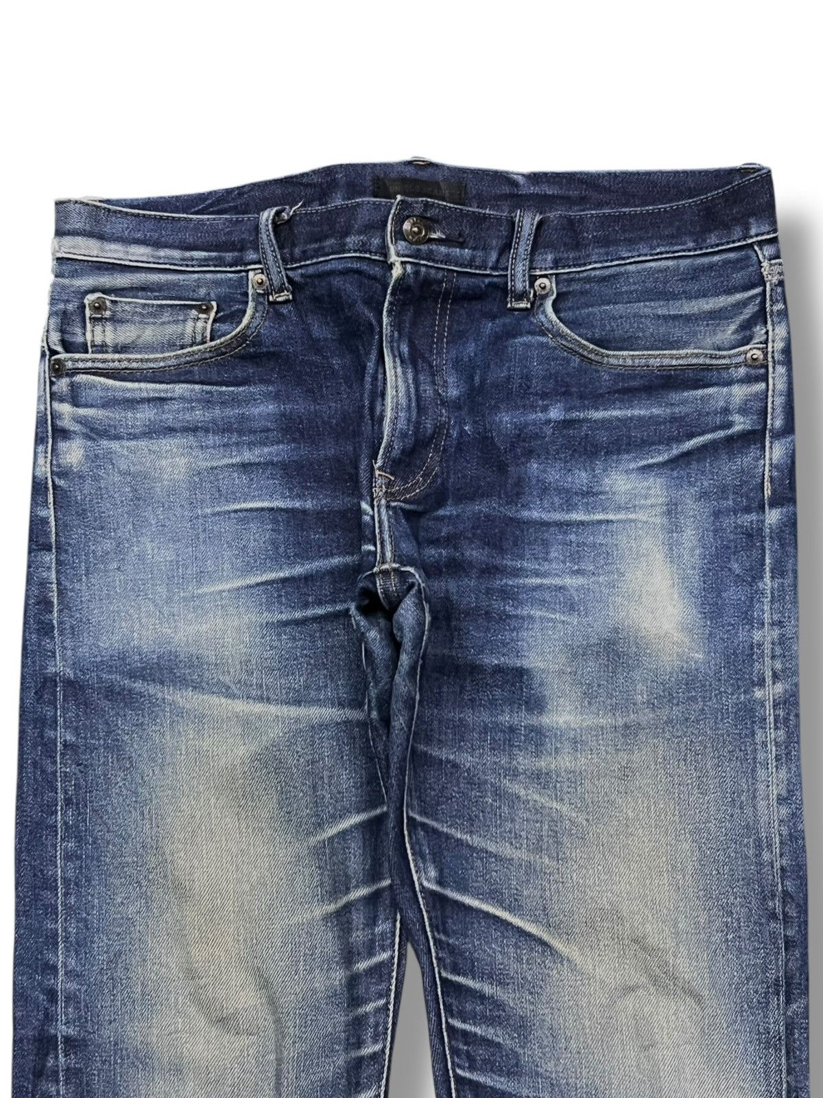 Uniqlo Vintage Uniqlo Selvedge Denim Japan - Faded Rusty Wash Jeans Size US 34 / EU 50 - 4 Thumbnail