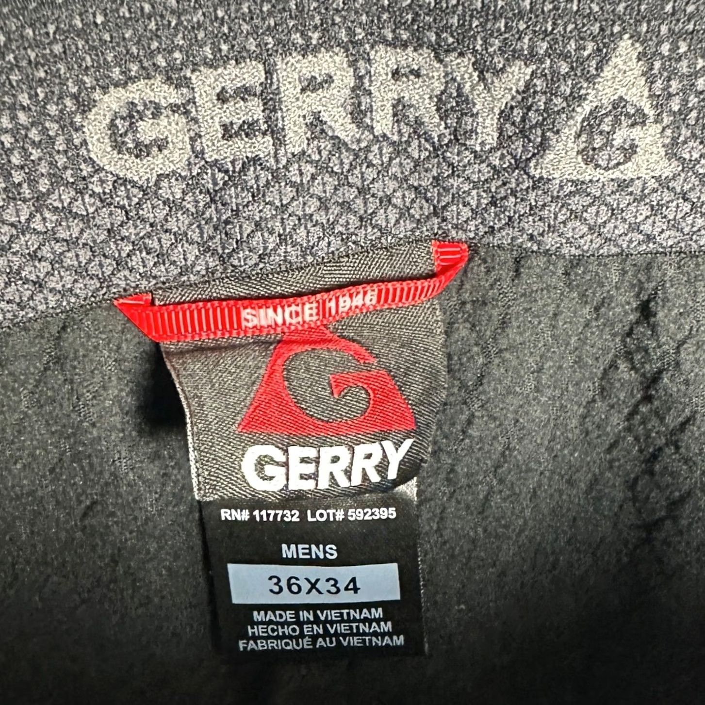 Vintage Gerry Pants Mens 36x34 Black Hiking Fleece Lined Outdoor Flat Front Stretch EUC Size US 36 / EU 52 - 4 Thumbnail