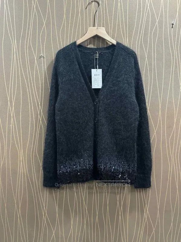 Louis Vuitton Louis Vuitton XS Sequin Mohair Cardigan . Size US XS / EU 42 / 0 - 1 Thumbnail