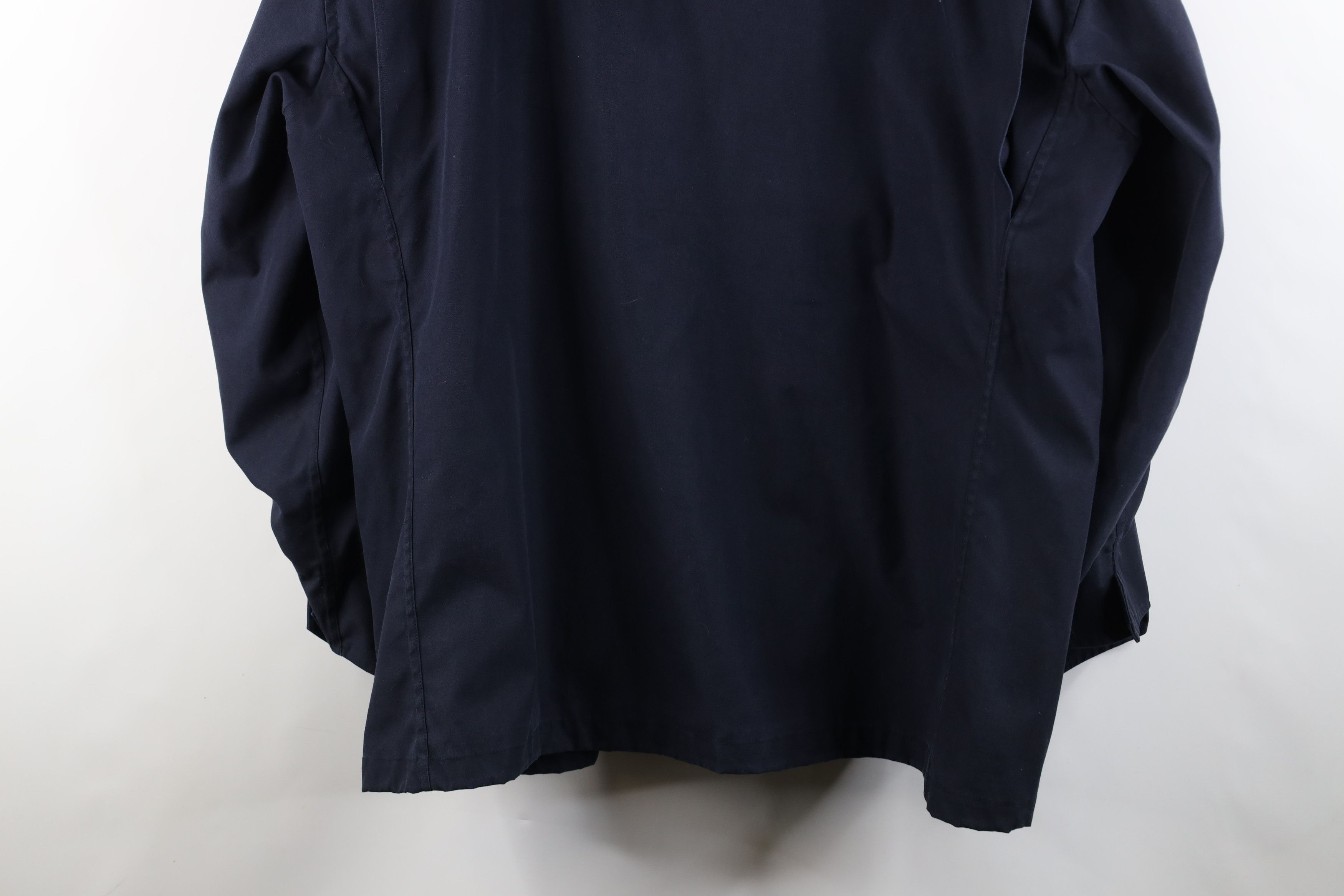 Vintage Vintage 90s German Military Hooded Parka Jacket Coat Blue Size US XL / EU 56 / 4 - 14 Thumbnail