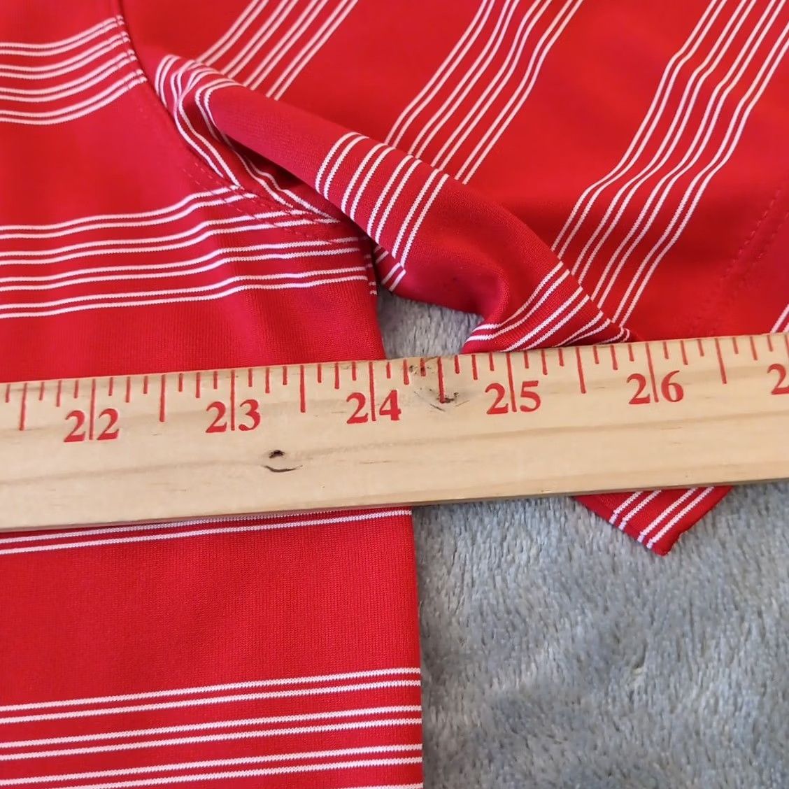 Nike Nike Golf Tour Performance Polo Shirt Mens XL Red Striped Short Sleeve Size US XL / EU 56 / 4 - 7 Thumbnail