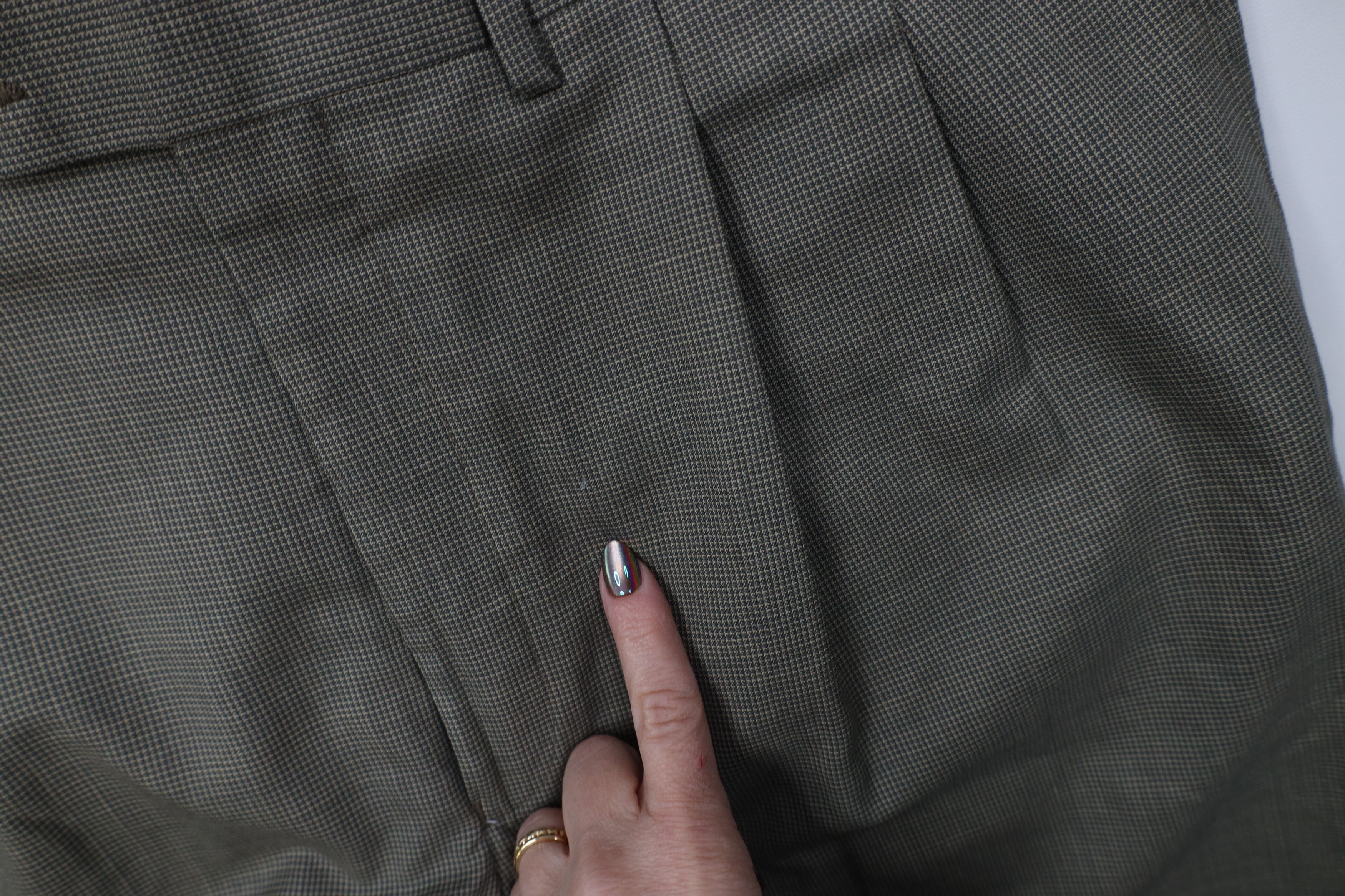 Polo Ralph Lauren Vintage 90s Ralph Lauren Wool Knit Wide Leg Chino Pants Size US 38 / EU 54 - 6 Thumbnail