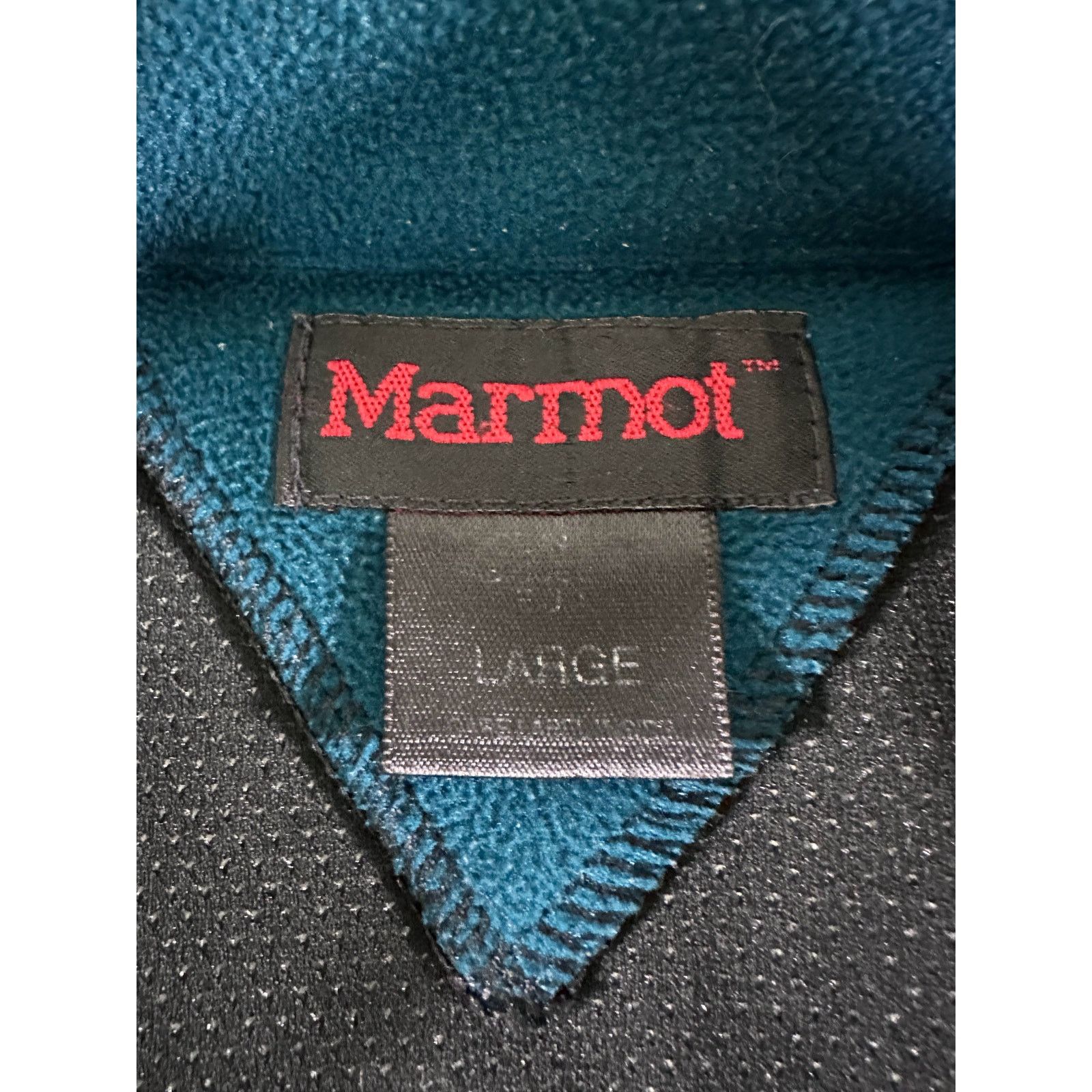 Marmot Marmot Fleece Gore Windstopper Vest Mens Lg Teal Travel Hike Size US L / EU 52-54 / 3 - 10 Thumbnail