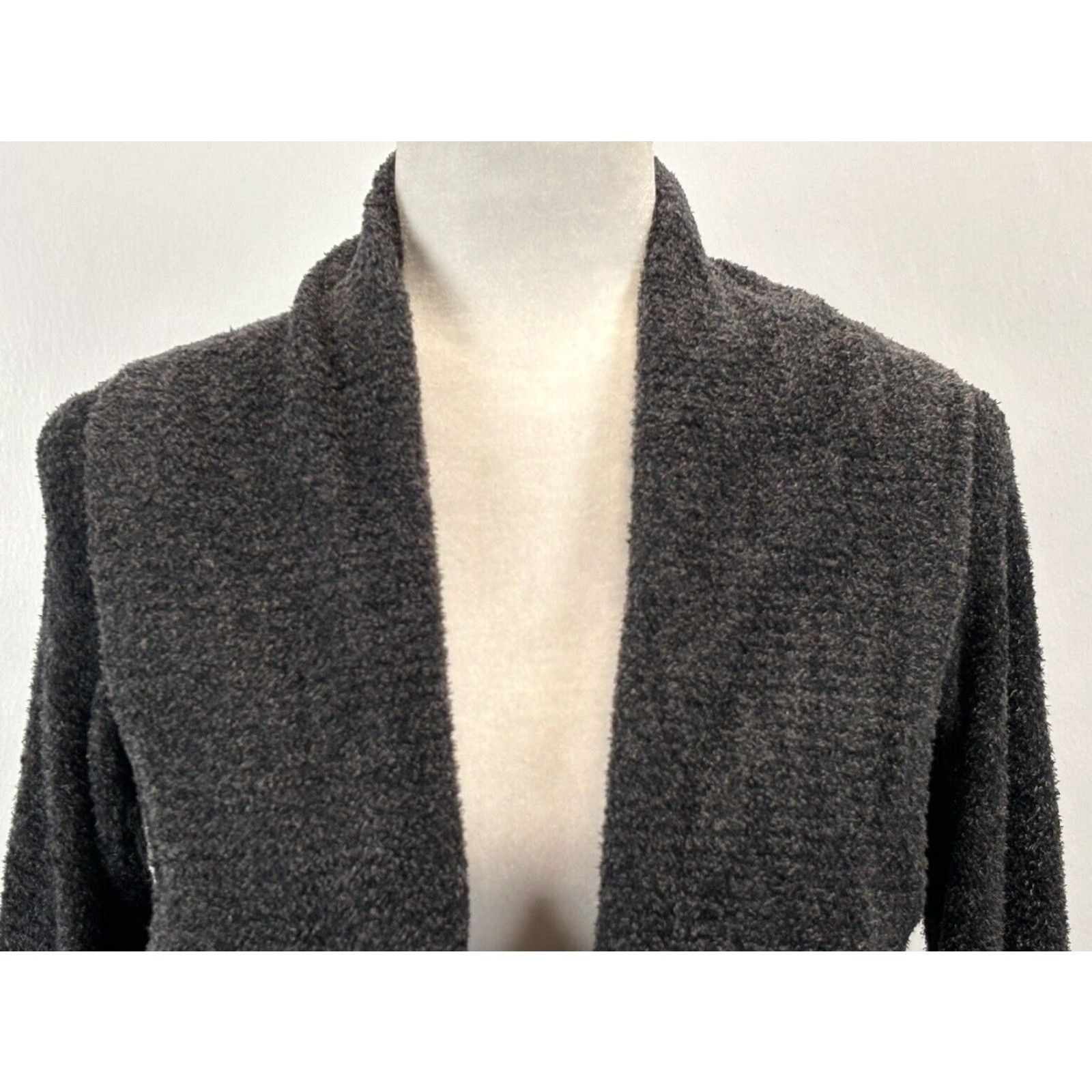 Vintage Barefoot Dreams Women's Cozy Chic Lite Cardigan Sweater Grey M Size M / US 6-8 / IT 42-44 - 5 Thumbnail