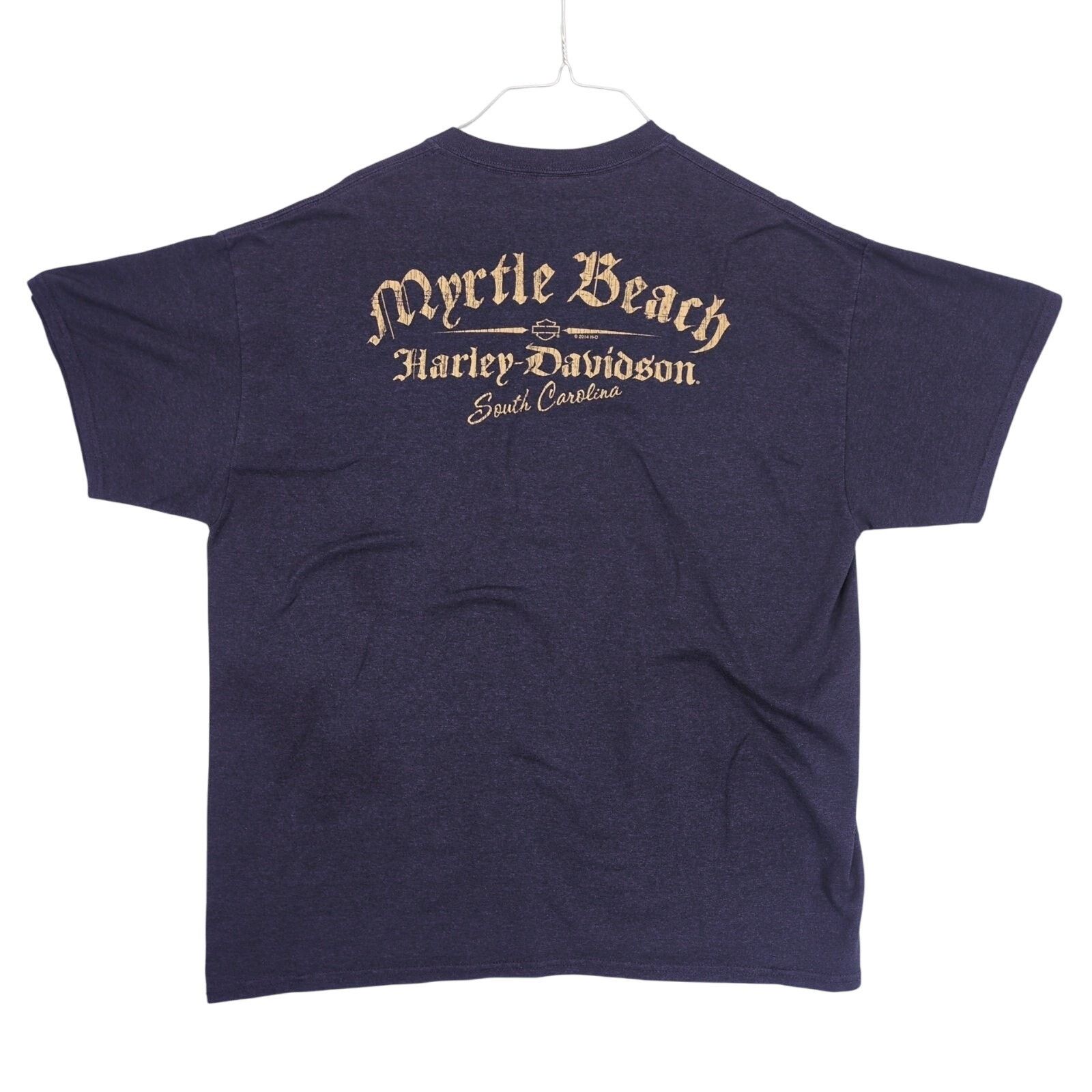 Harley Davidson Harley-Davidson 2015 Cruisin' the Coast Myrtle Beach T-Shirt Size US XL / EU 56 / 4 - 3 Thumbnail