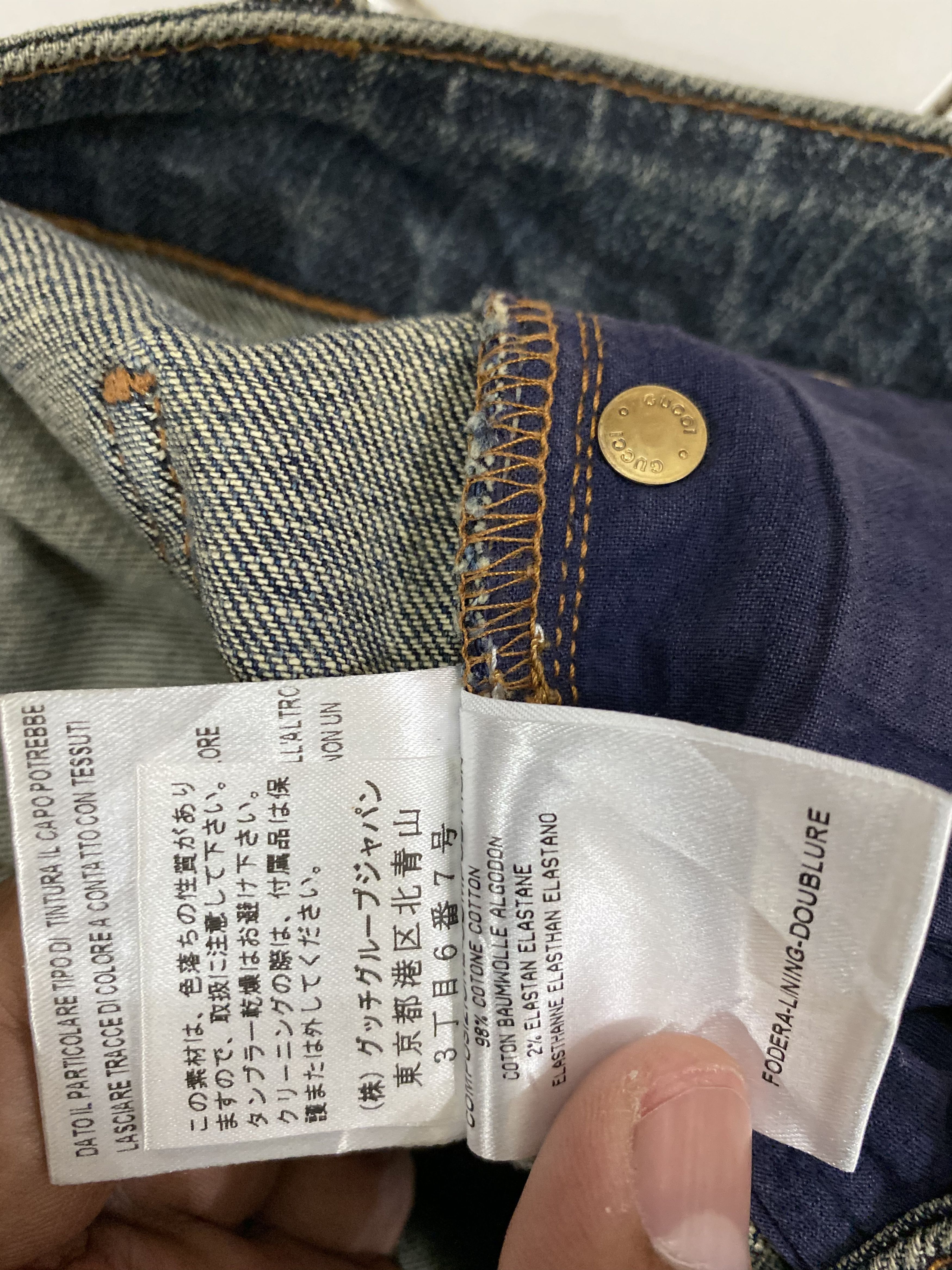 Gucci Authentic Vintage Gucci Flare Bootcut Denim Size 30" / US 8 / IT 44 - 14 Thumbnail