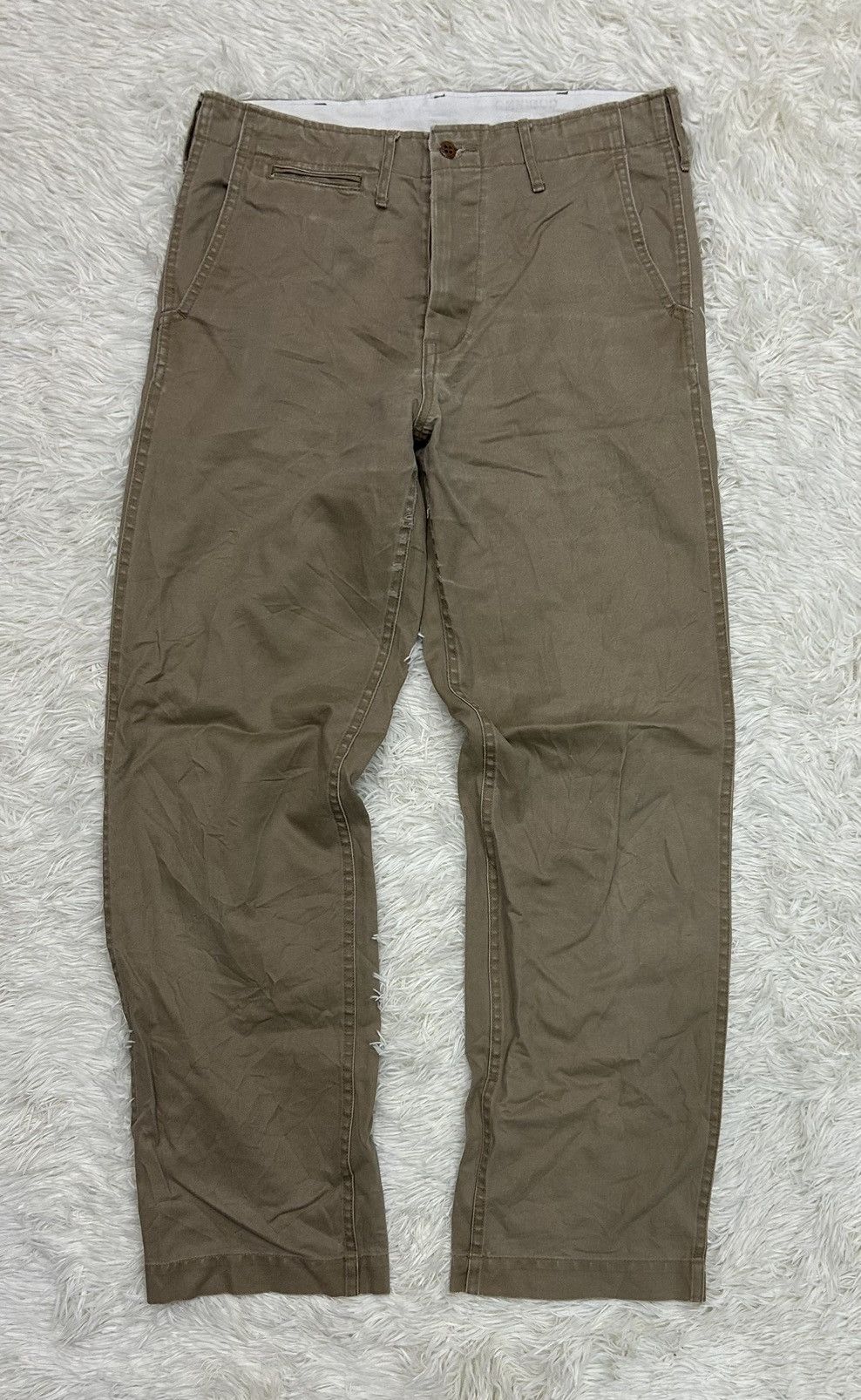 Japanese Brand Japanese Brand Omnigod Distressed Cotton Trousers Pants Size US 30 / EU 46 - 1 Thumbnail