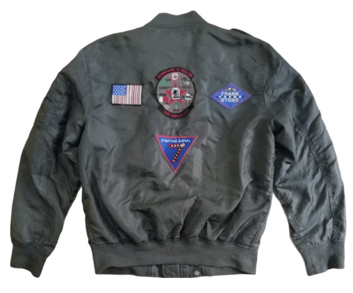 Japanese Brand 🔥Frank Stone Protagonist Patches Flight Jacket Size US M / EU 48-50 / 2 - 3 Thumbnail