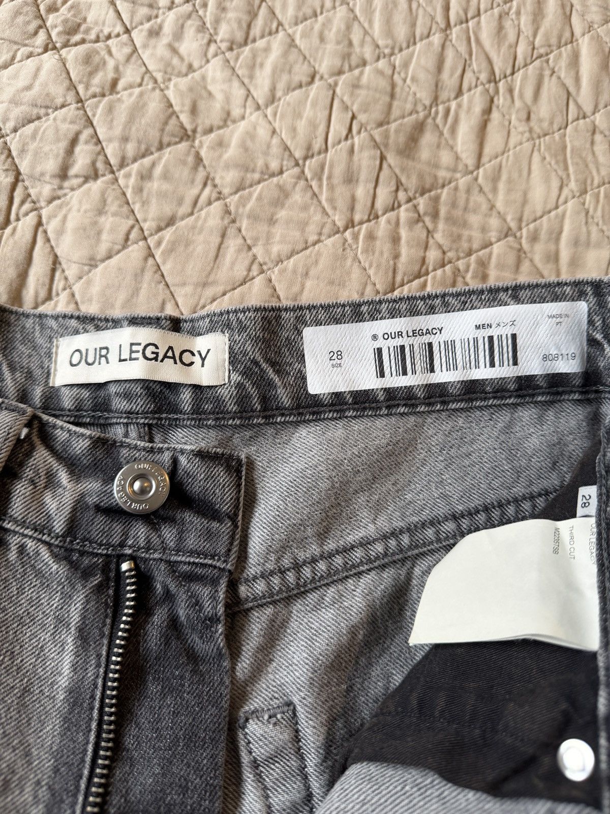 Our Legacy Third Cut - Superbleach Black Denim - 28 Size US 28 / EU 44 - 4 Thumbnail