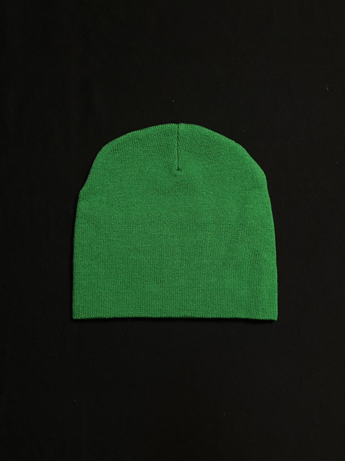 Japanese Brand Deadstock The World is Yours No Cuff Knit Black Beanie OS Size ONE SIZE - 6 Thumbnail