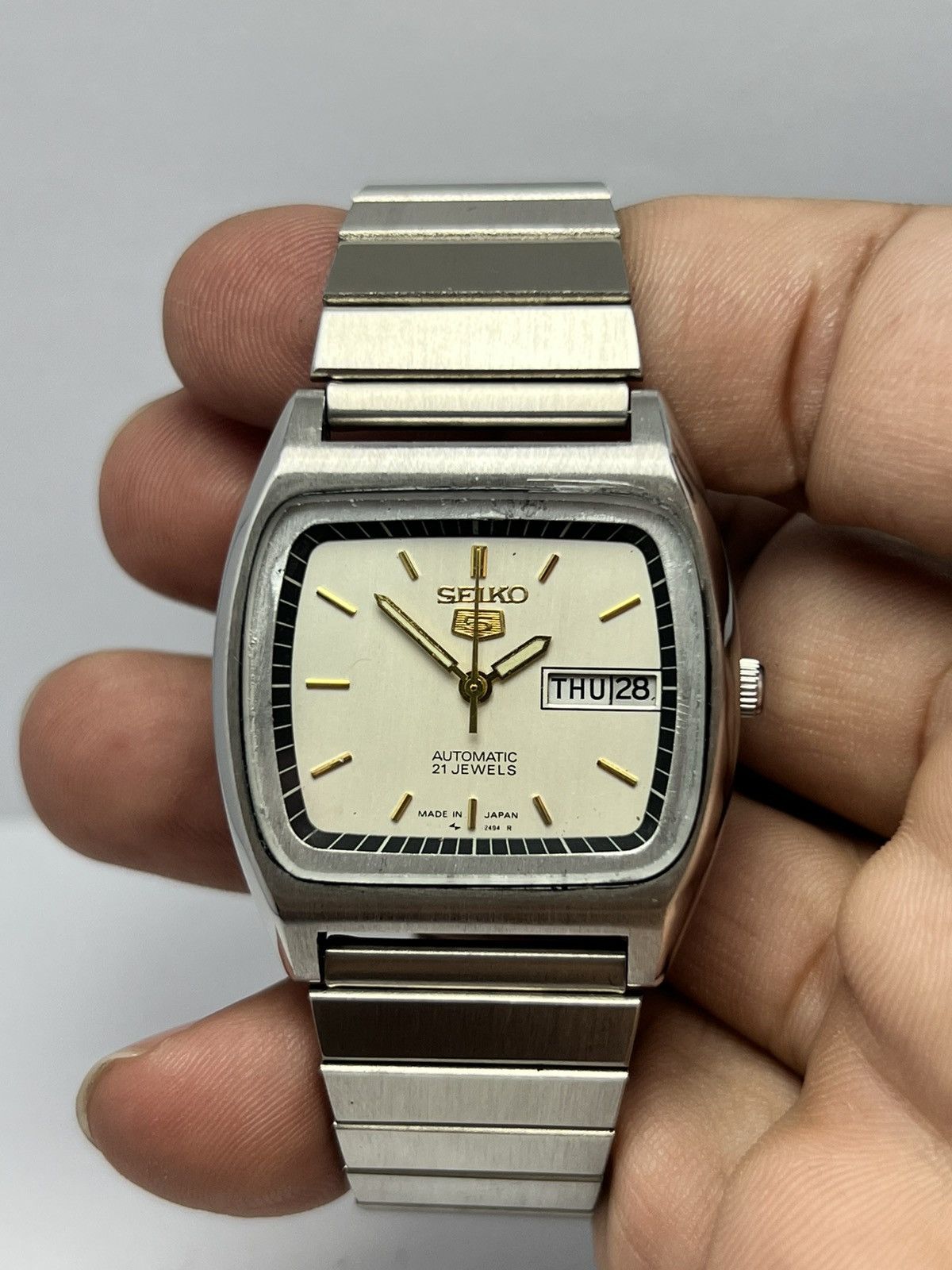 Seiko Seiko 5 Automatic 6309 Vintage 36mm Black Dial Watch Size 36 - 17 Thumbnail