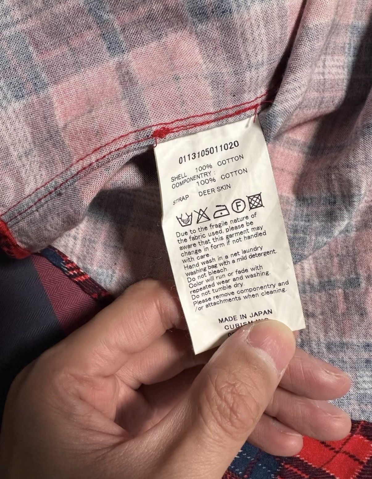 Visvim Visvim F.I.L. / CUBISM Check Shirt – Red/Black Size US S / EU 44-46 / 1 - 4 Thumbnail