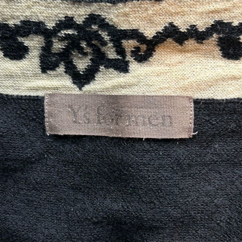 Yohji Yamamoto Yohji Yamamoto Yohji Yamamoto Wool Cardigan with Floral De Size US L / EU 52-54 / 3 - 6 Thumbnail