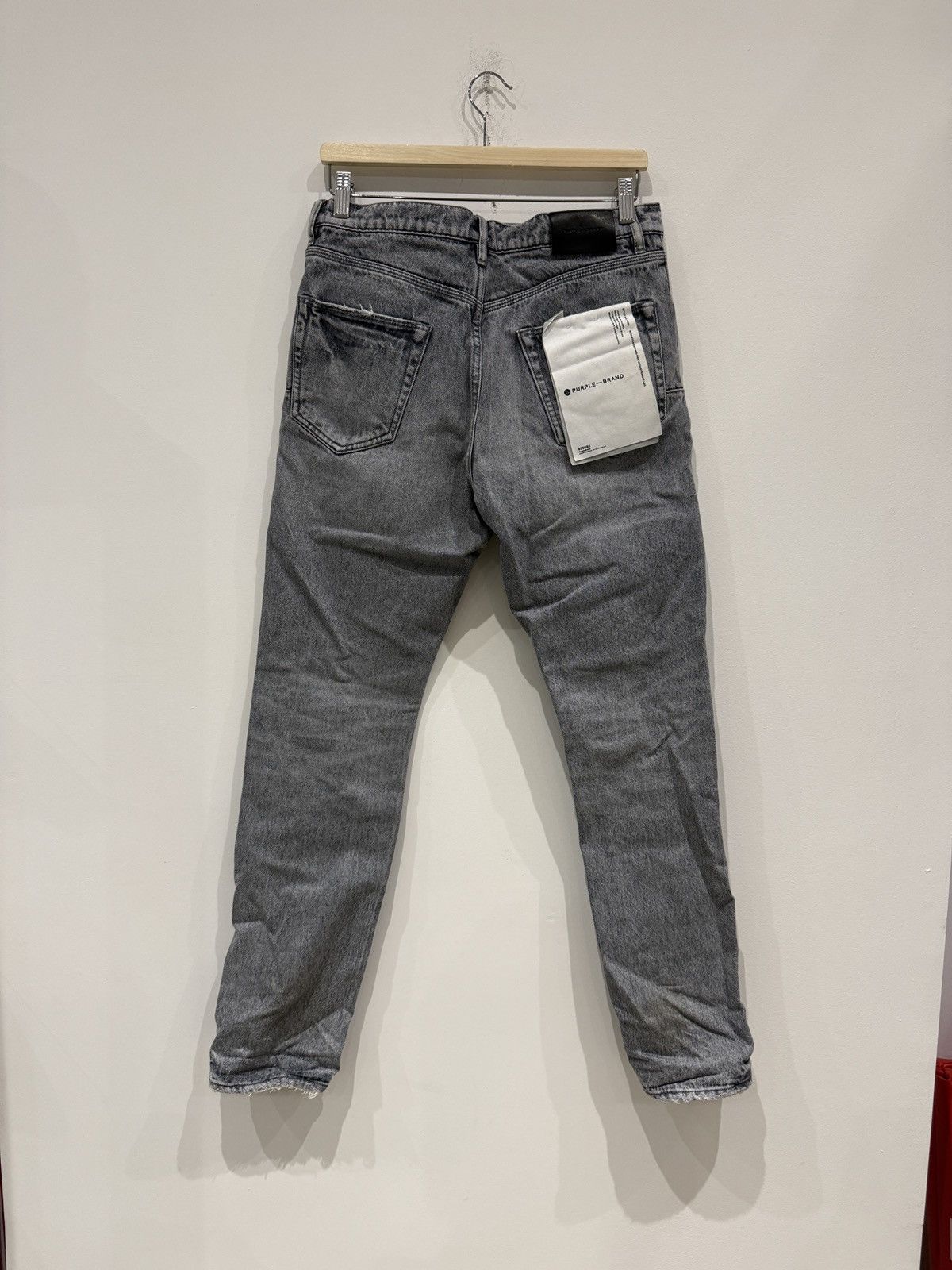 Purple Brand Purple Brand Low Rise Skinny Jeans Grey Size US 30 / EU 46 - 2 Thumbnail