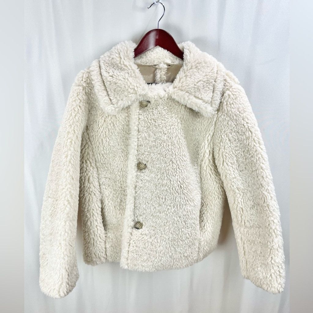H&M NEW H&M Oversize Reversible Faux Suede and Fleece Jacket- S Size S / US 4 / IT 40 - 9 Thumbnail