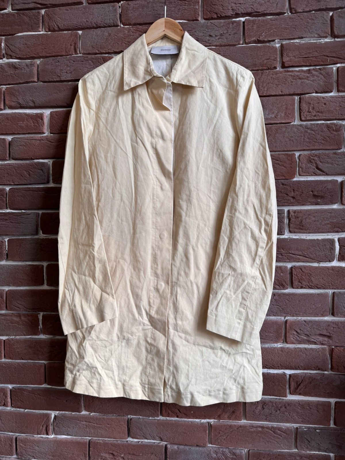 Fendi Luxury Fendissime Fendi Yellow Cotton Coat Jacket 42IT Size M / US 6-8 / IT 42-44 - 3 Thumbnail