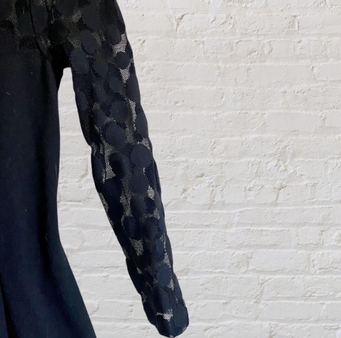 Forever 21 FOREVER 21 SHEER POLK A DOT CUTOUT COCKTAIL DRESS Size S / US 4 / IT 40 - 5 Thumbnail