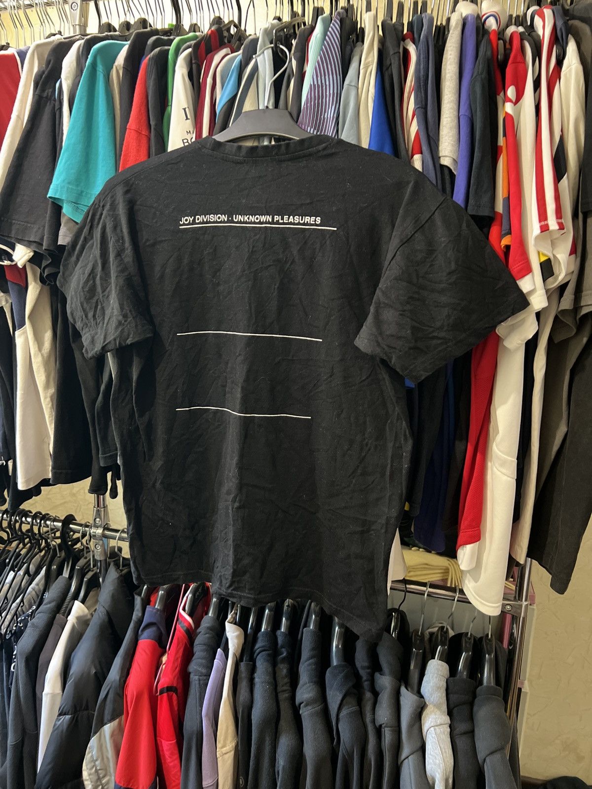 Band Tees VINTAGE JOY DIVISION UNKNOWN PLEASURES BAND ROCK TOUR TEE Size US M / EU 48-50 / 2 - 2 Thumbnail
