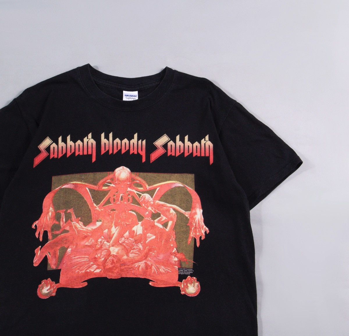 Band Tees Black Sabbath 2012 US Vintage Metal Rock Black Tee T Shirt M Size US M / EU 48-50 / 2 - 2 Thumbnail