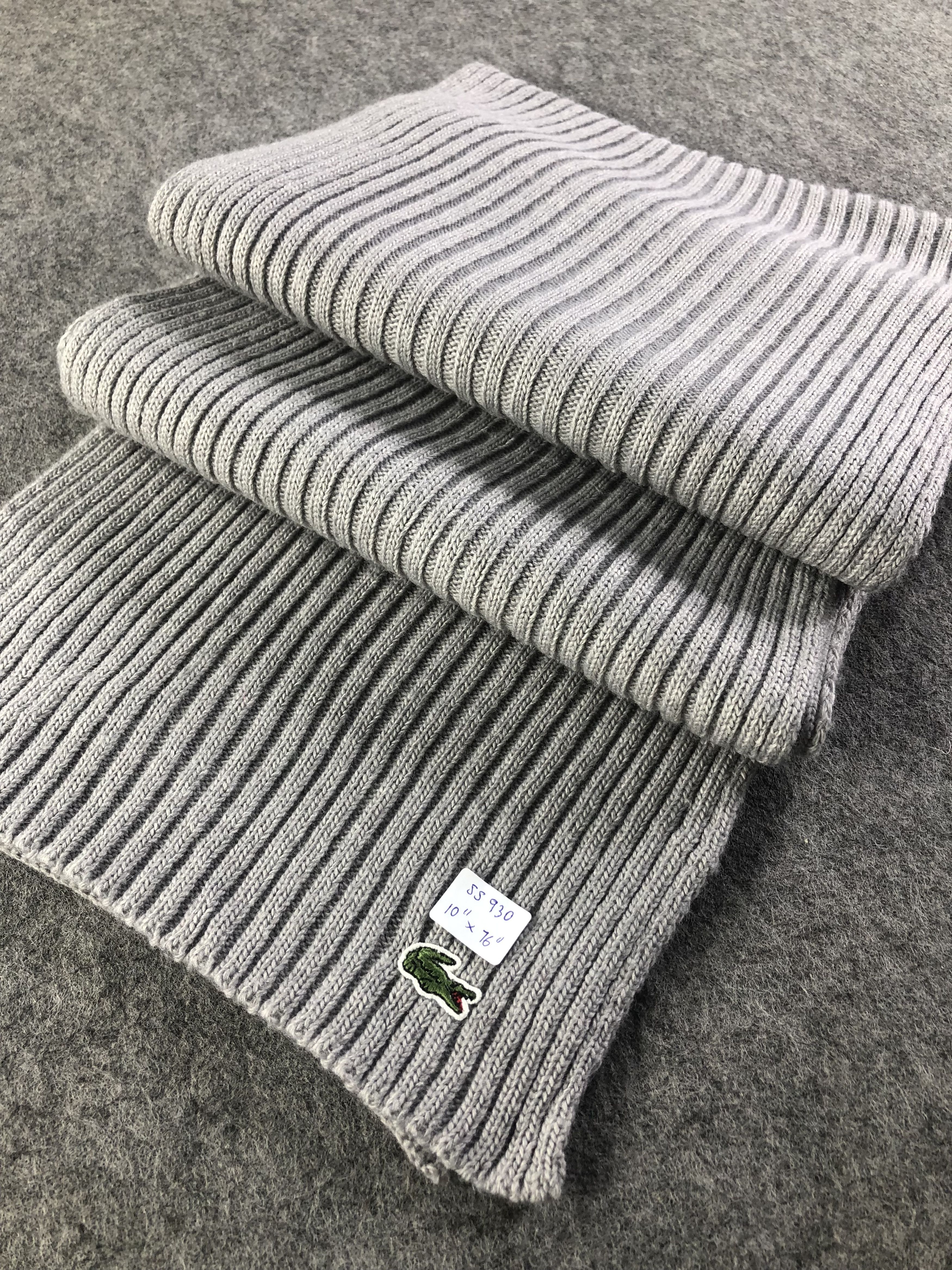 Lacoste Lacoste Wool Scarf / Muffler / Neckwear Size ONE SIZE - 3 Thumbnail